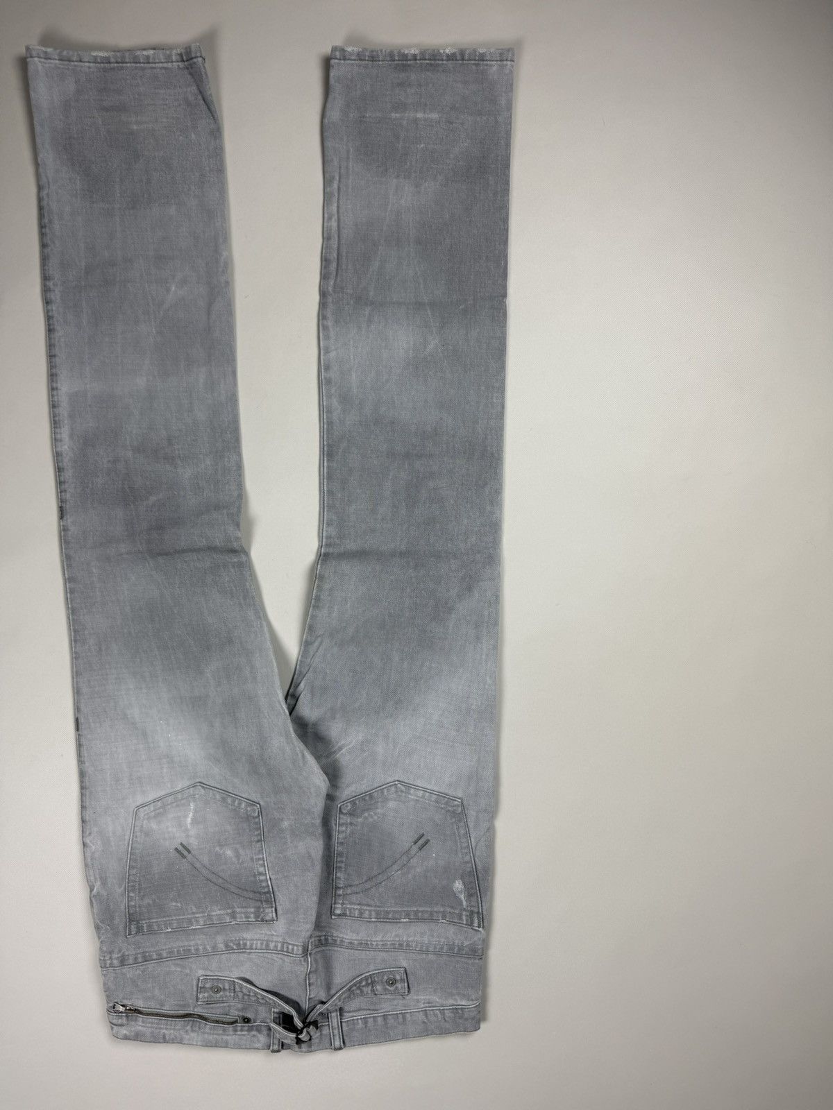 Neil Barrett Neil Barrett Men’s Back Buckle Distressed Denim Jeans Size US 34 / EU 50 - 17 Thumbnail