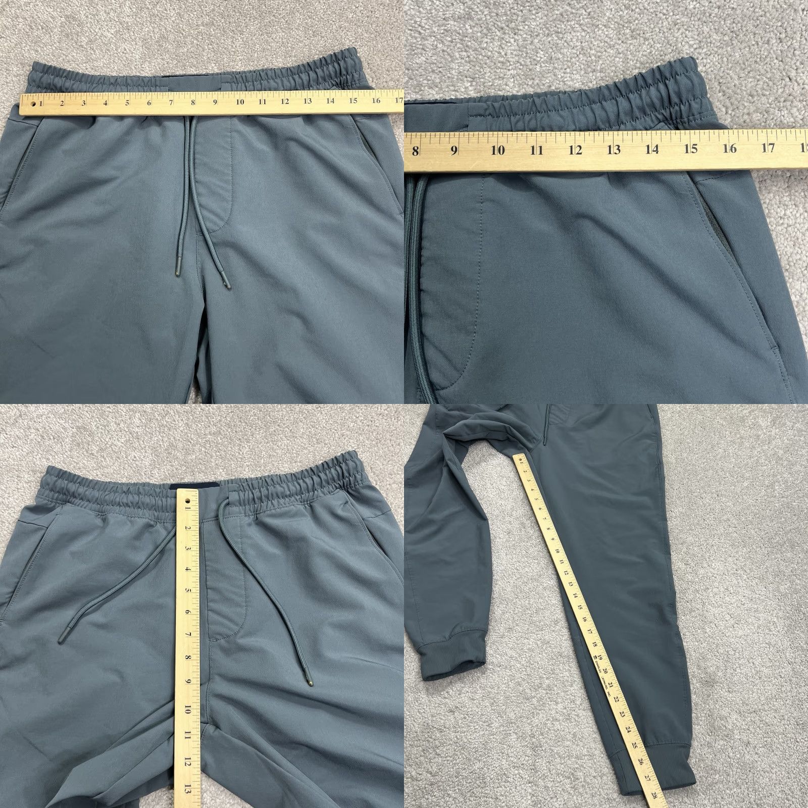 Abercrombie & Fitch Abercrombie & Fitch Pants Womens Medium Jogger Gray Pull On Drawstring Pockets Inseam 28” Size 32" / US 10 / IT 46 - 9 Thumbnail