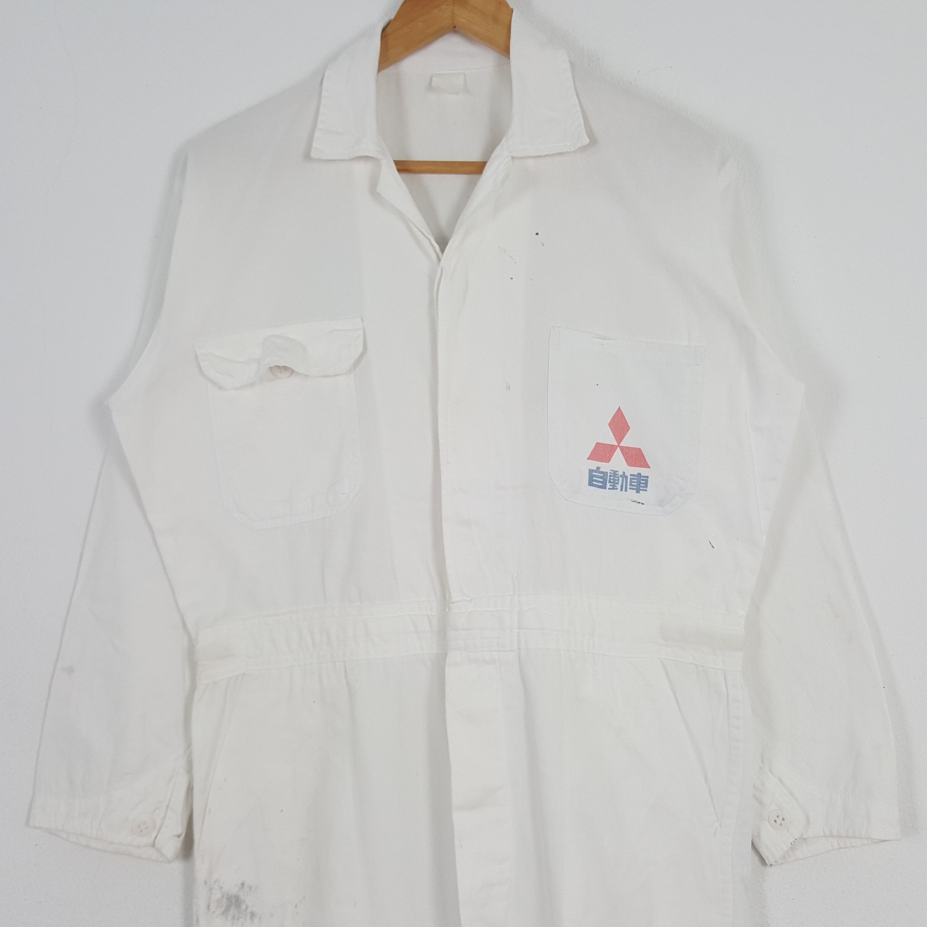 Japanese Brand × Vintage Vintage Mitsubishi Ralli Art Japanese Racing Coverall Jacket Size US M / EU 48-50 / 2 - 5 Thumbnail