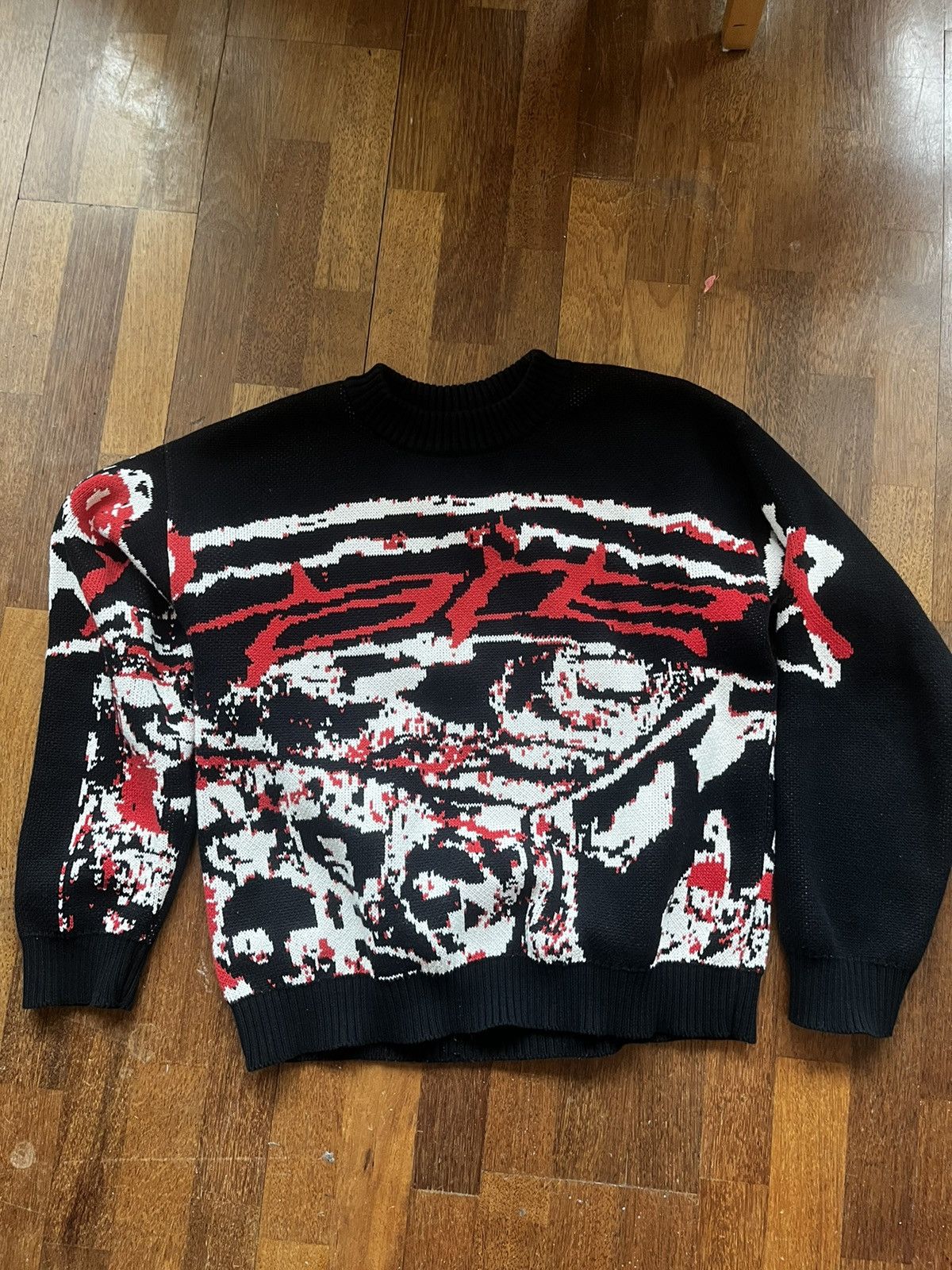 image of Racer Worldwide ”Red” Knit in Black, Men's (Size Medium)
