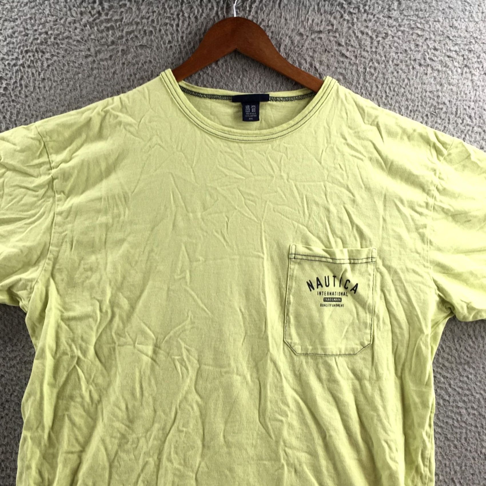 Nautica Nautica Tee T-Shirt Womens 2XL Green Cotton Short Sleeve Crew Neck Casual Pocket Size XXL / US 16-18 / IT 52-54 - 2 Thumbnail