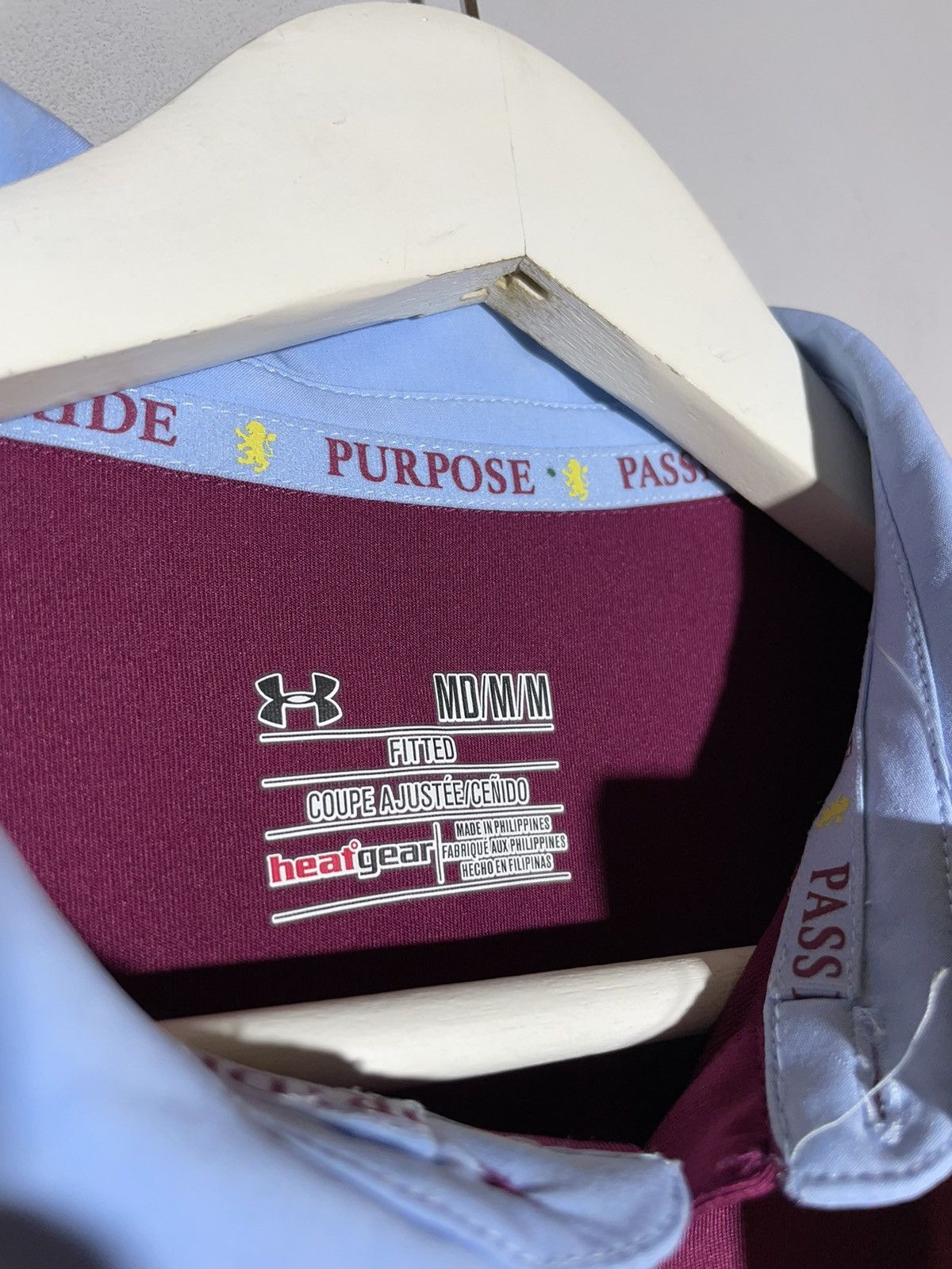 Under Armour NWT Aston Villa Under Armour 2016/17 Home Y2k Football Shirt Size US M / EU 48-50 / 2 - 10 Thumbnail