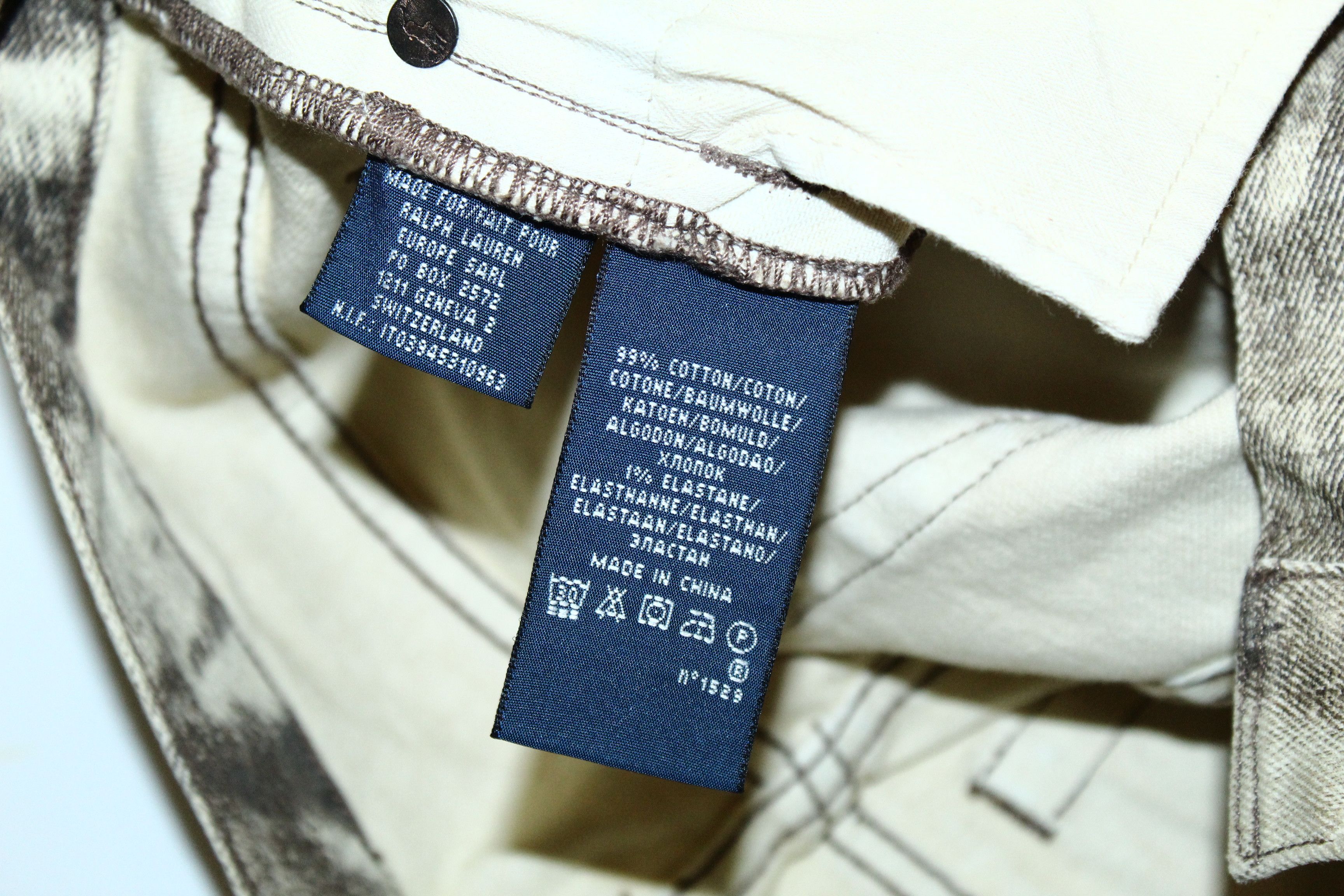 Ralph Lauren Ralph Lauren Skinny Zipper Cuff Animal Print Coated Jeans Size 27" / US 4 / IT 40 - 3 Thumbnail