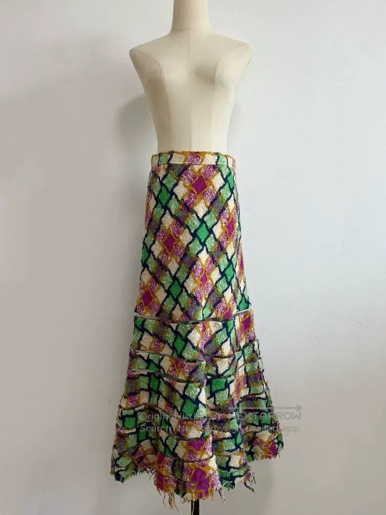 Junya Watanabe Junya Watanabe Plaid Skirt Size 34" / US 12 / IT 48 - 4 Thumbnail