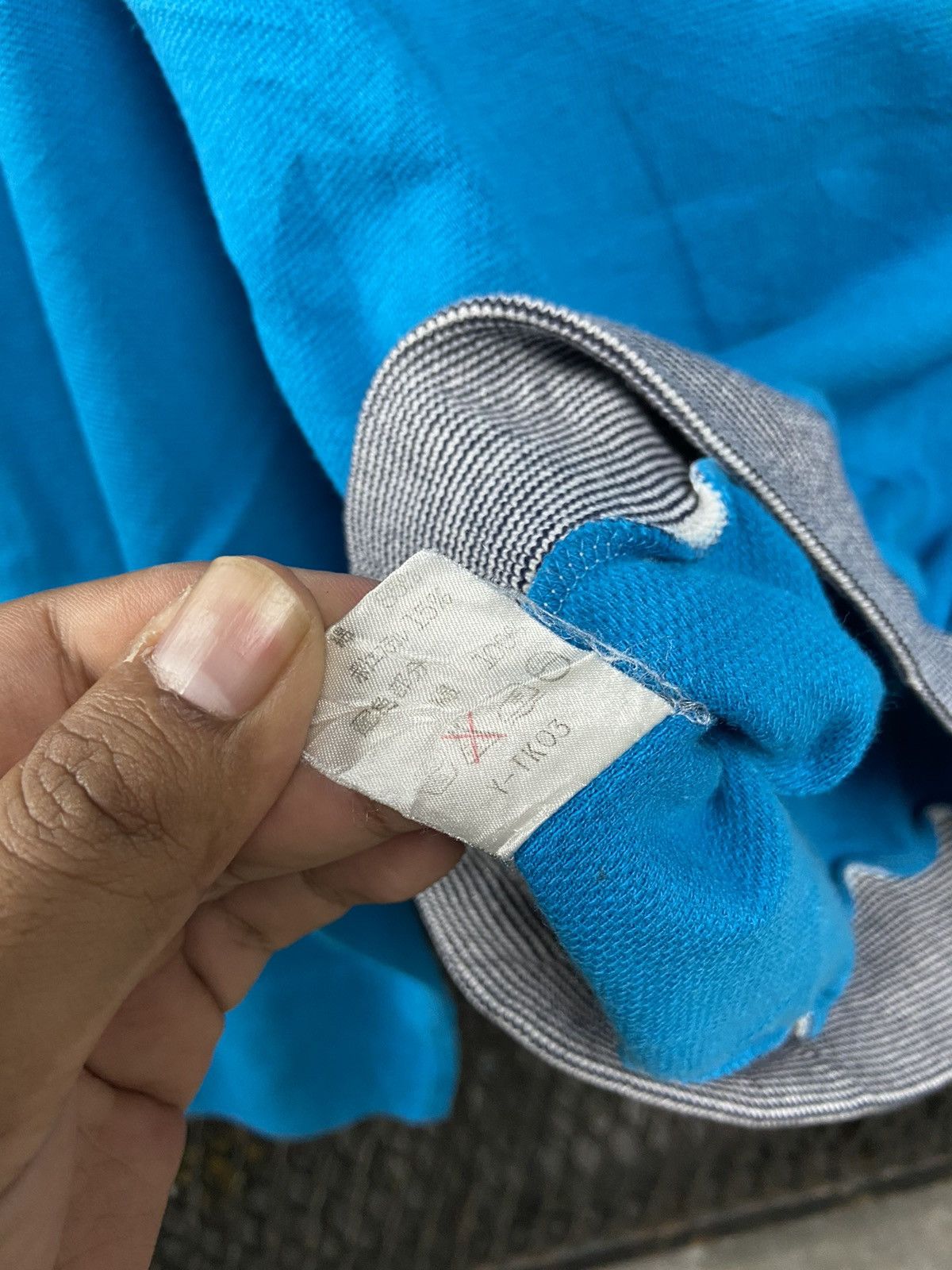 Christian Dior Monsieur × Vintage 90s Cristian Dior Sports Sweatshirt Baby Blue Size M / US 6-8 / IT 42-44 - 10 Thumbnail
