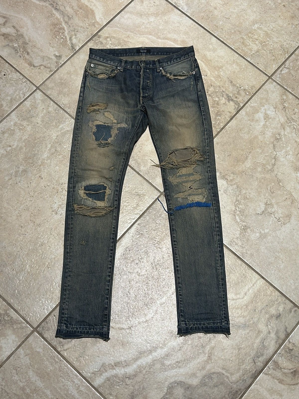 Undercover Undercover 68 Black Yarn Denim | Grailed