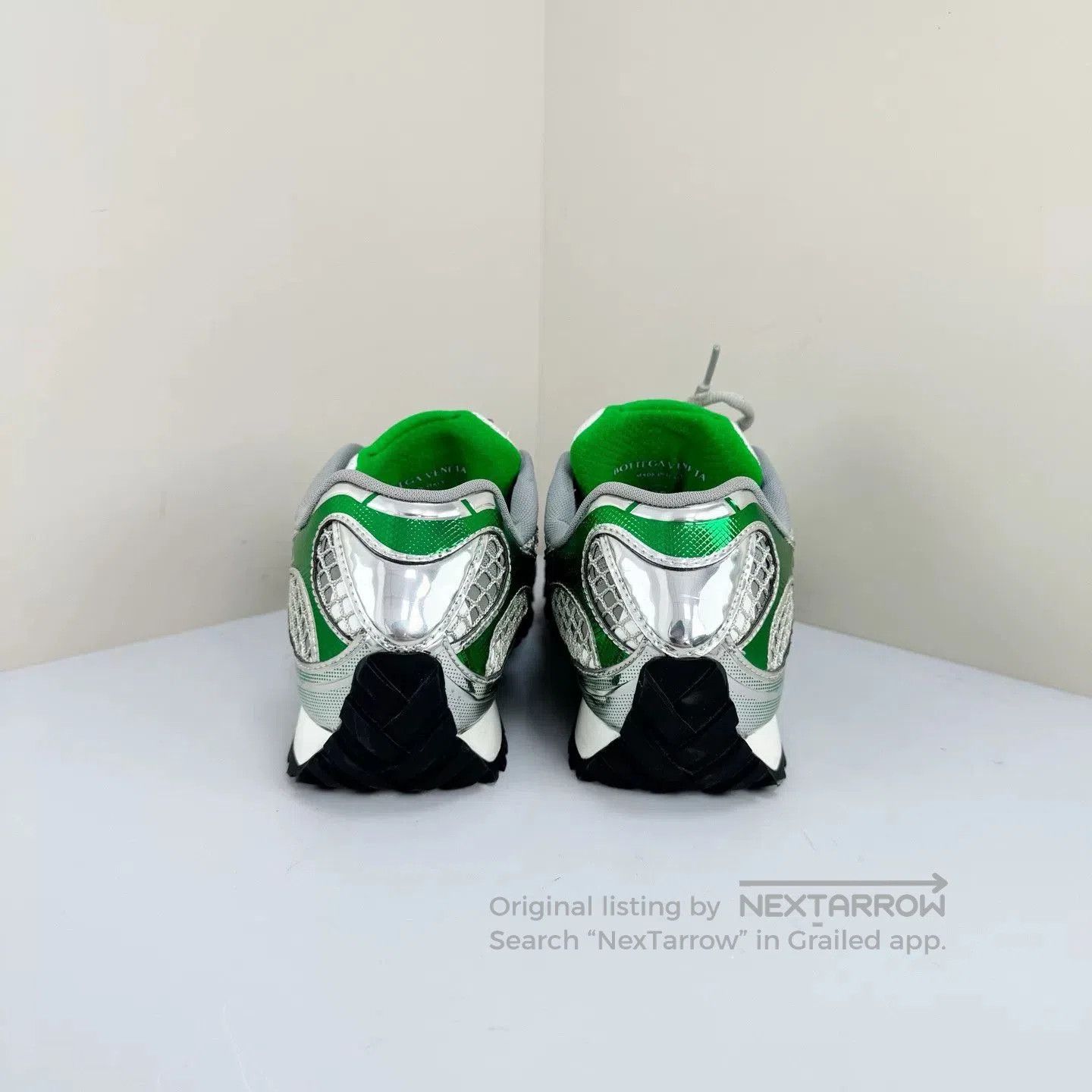 Bottega Veneta Bottega Veneta Orbit Green Sneakers. Size US 7 / IT 37 - 3 Thumbnail