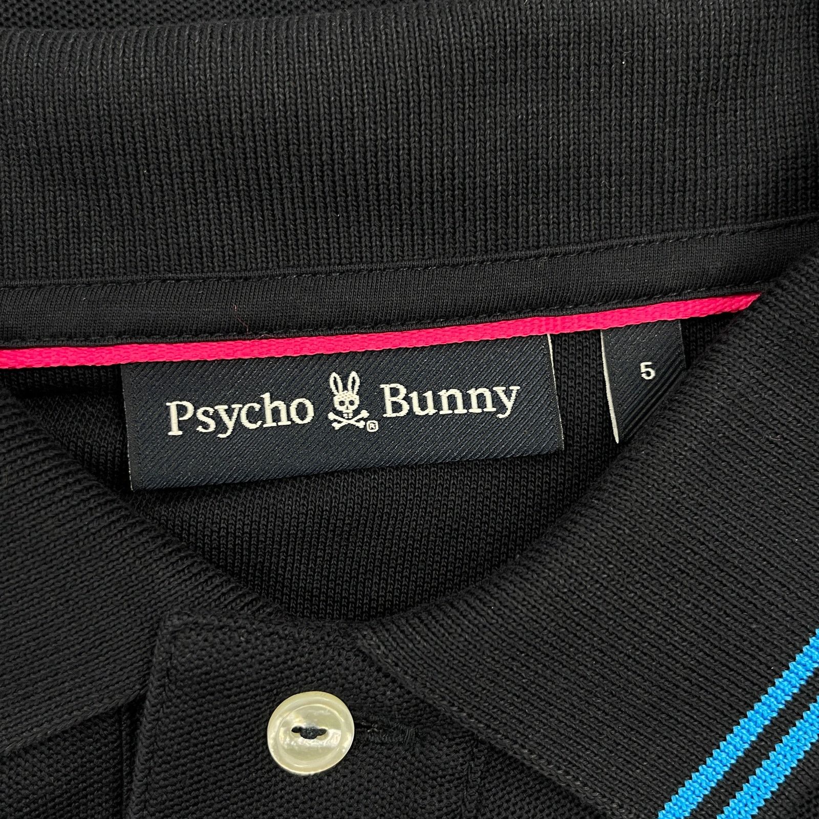 Psycho Bunny Psycho Bunny Navy Blue polo shirt size 5 Medium M B3 Size US L / EU 52-54 / 3 - 3 Thumbnail