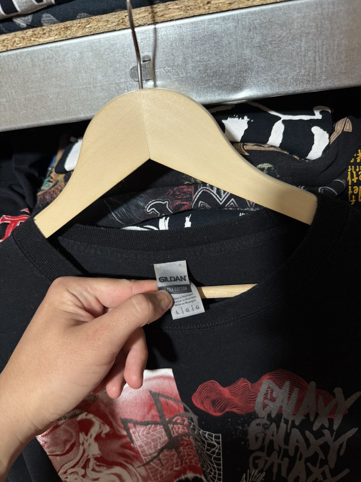 Band Tees Baby Metal Japanese Heavy Metal Band Galaxy Long Sleeve Tee Size US L / EU 52-54 / 3 - 8 Thumbnail