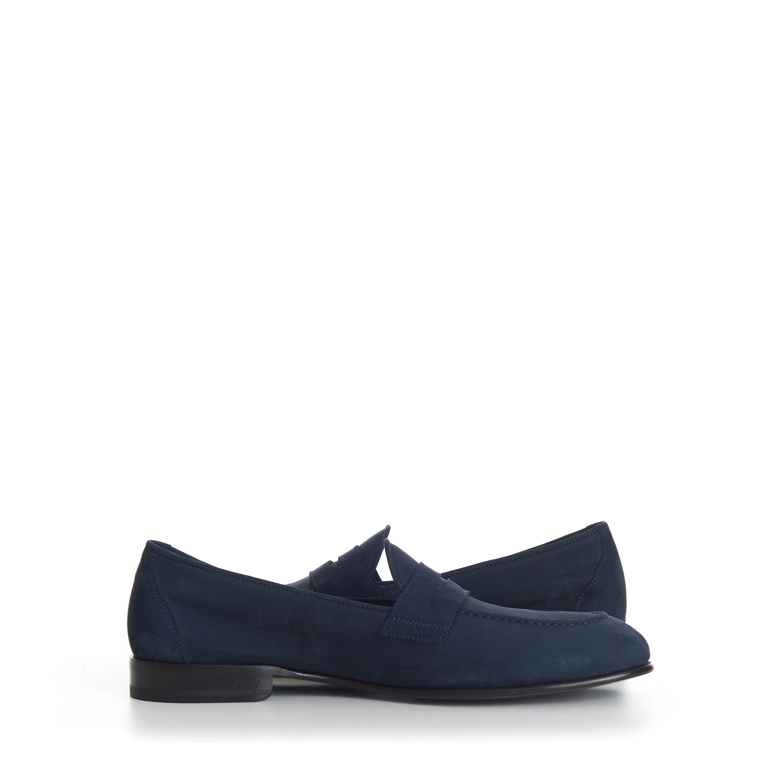 Brioni Penny Loafer In Blue Suede Size US 9 / EU 42 - 9 Thumbnail