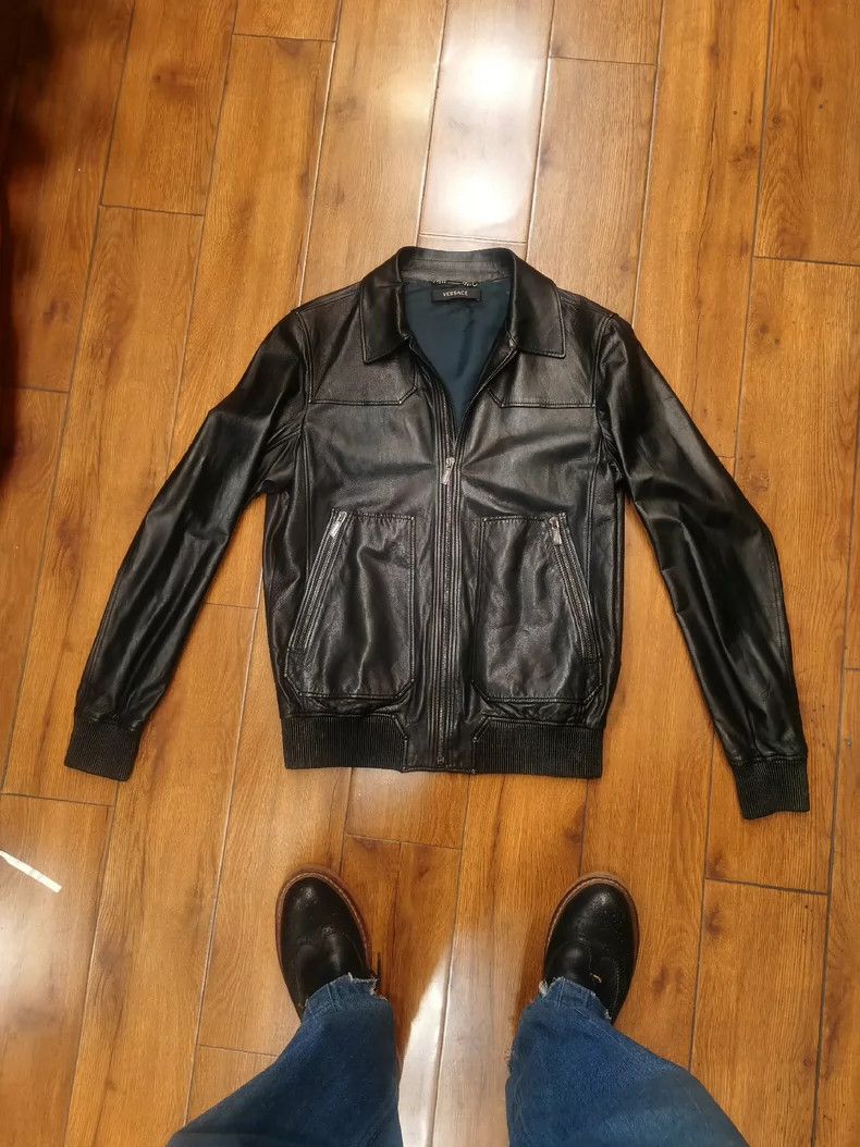 Other Versace Pana lambskin cropped jacket Size US M / EU 48-50 / 2 - 1 Thumbnail