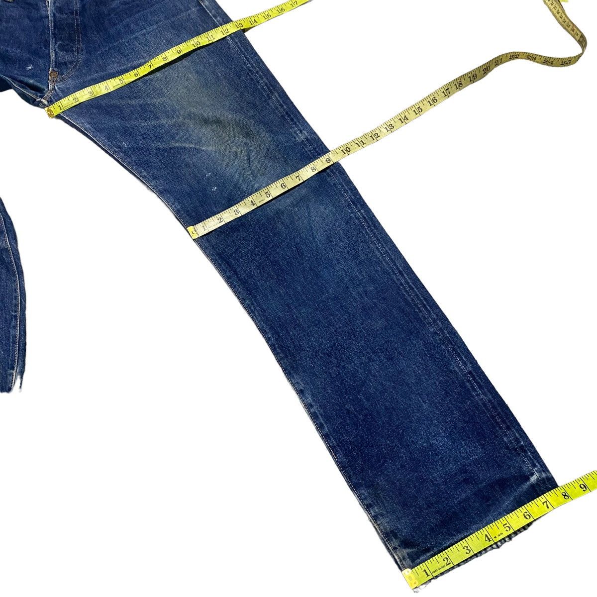 Evisu Evisu Denim Selvedge Distressed Jeans Size US 32 / EU 48 - 23 Thumbnail