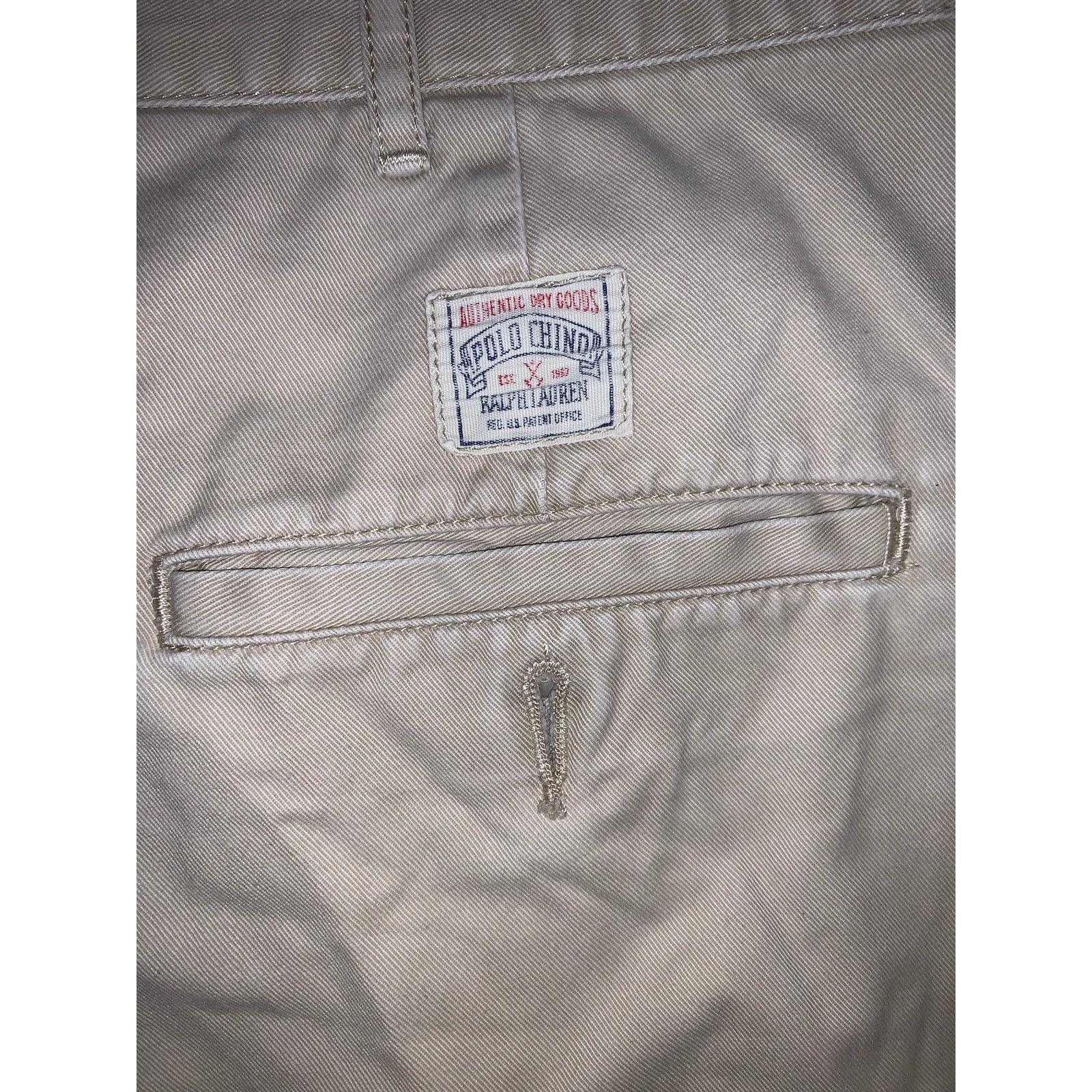 Polo Ralph Lauren Polo Ralph Lauren Chino Shorts 38 Khaki Classic Cotton Size US 38 / EU 54 - 8 Thumbnail
