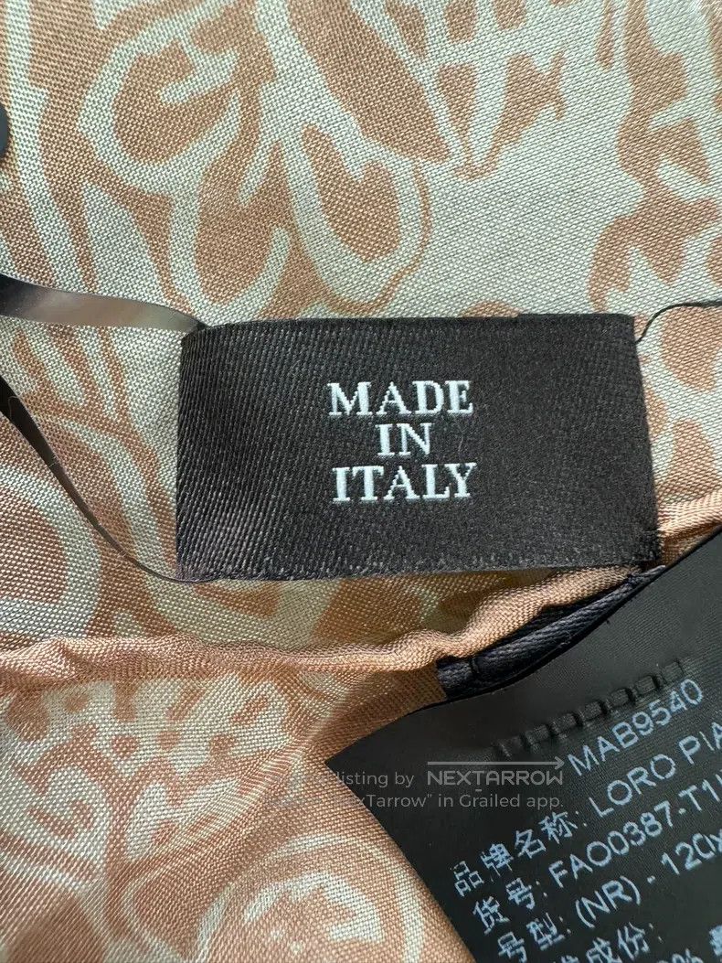 Loro Piana size 120*120cm All-over pink floral logo mulberr
