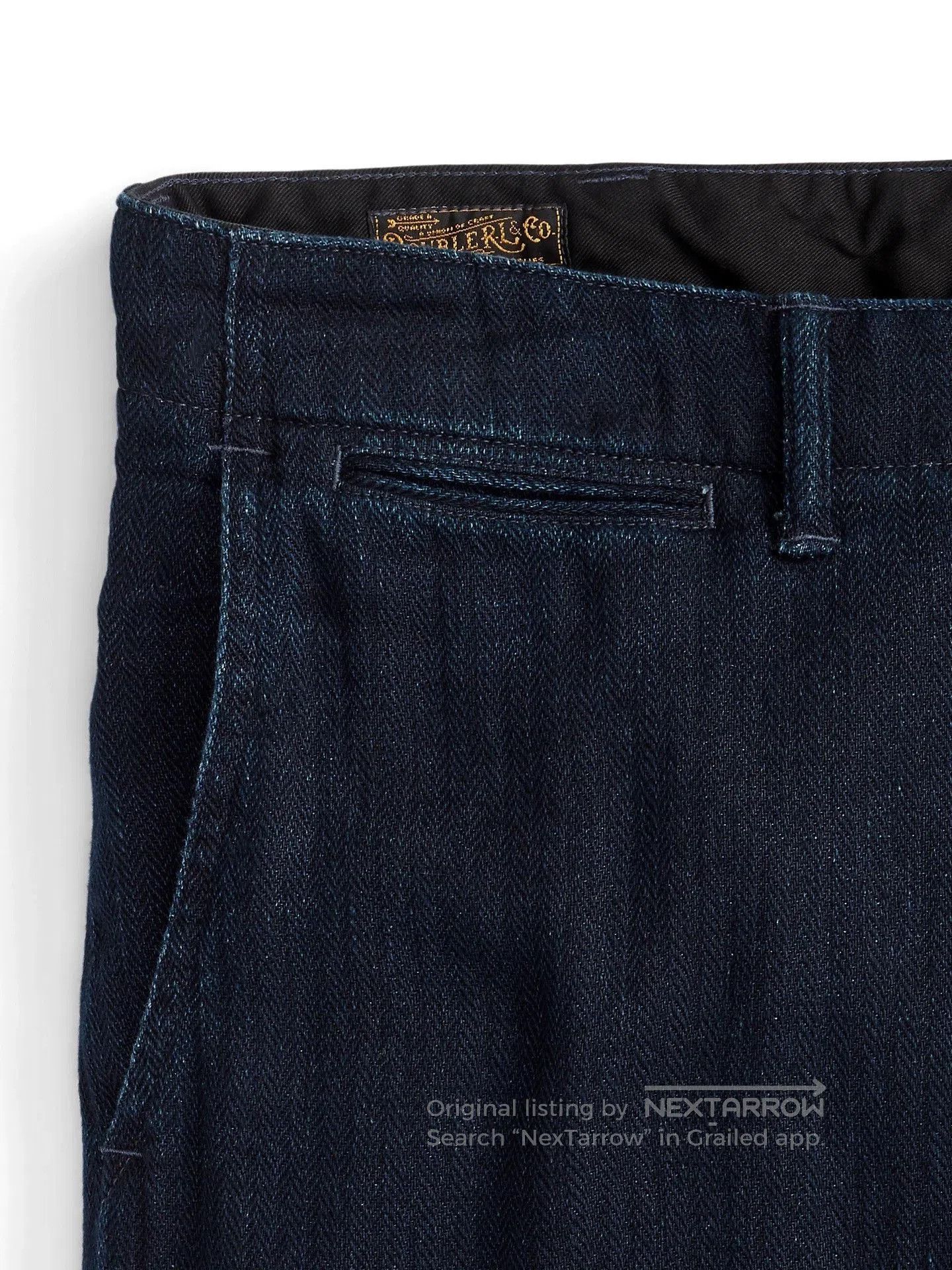 RRL Ralph Lauren RRL 26SS Slim Cotton Herringbone Trousers. Size US 34 / EU 50 - 4 Thumbnail