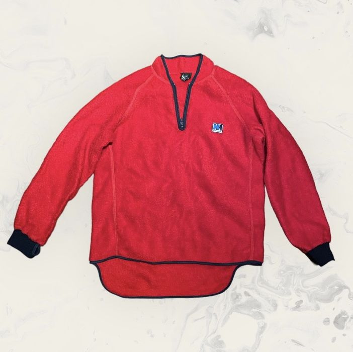 Vintage Vintage 90s Helly Hansen Quarter Zip Fleece Sweater | Grailed