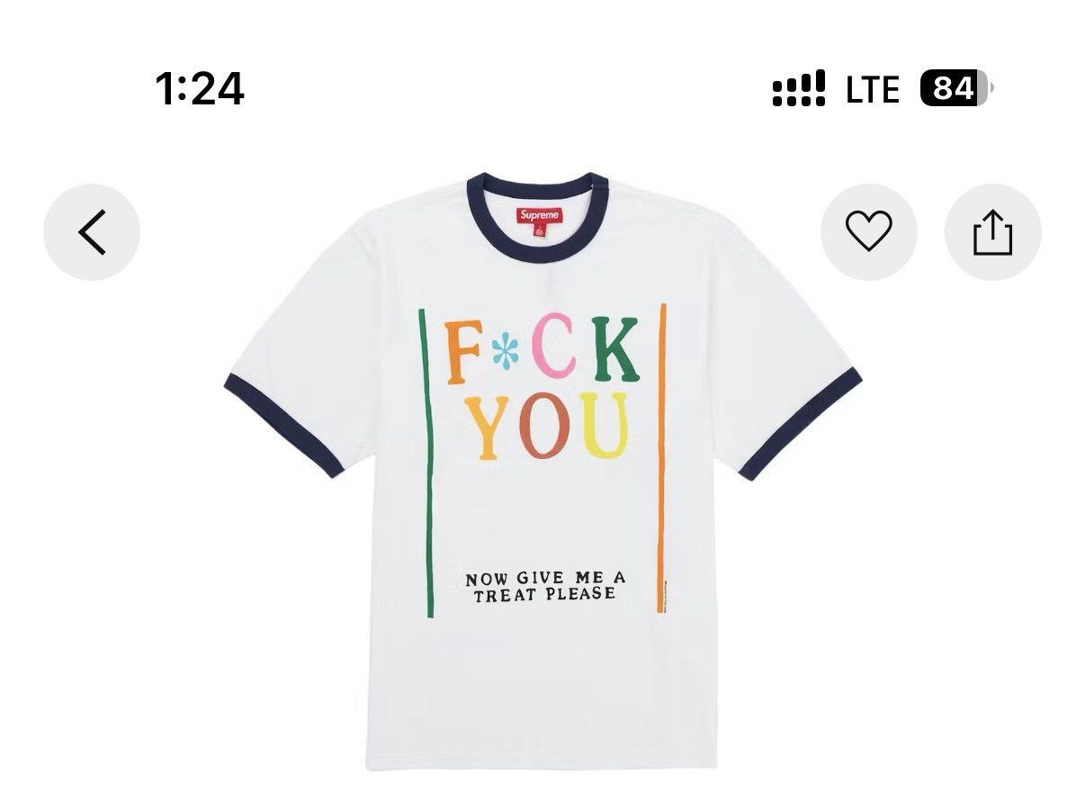 Supreme Supreme Mike Kelley Ringer Tee Size US M / EU 48-50 / 2 - 1 Thumbnail
