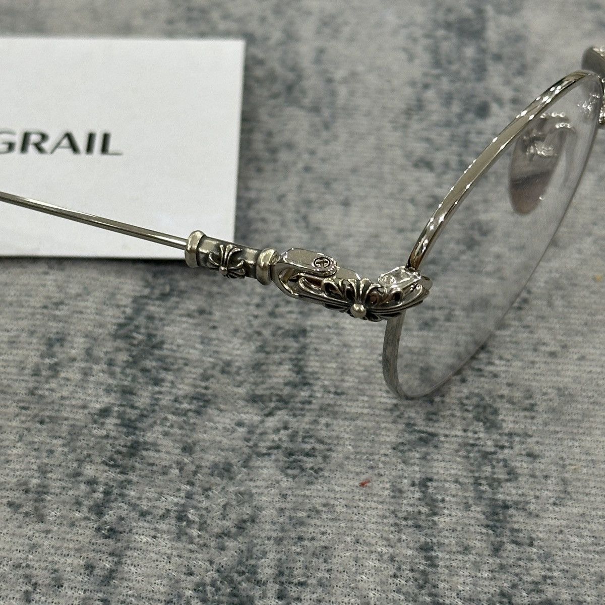 Chrome Hearts CHROME HEARTS BUBBA - A SS/PLASTIC EYEGLASSES Size ONE SIZE - 6 Thumbnail