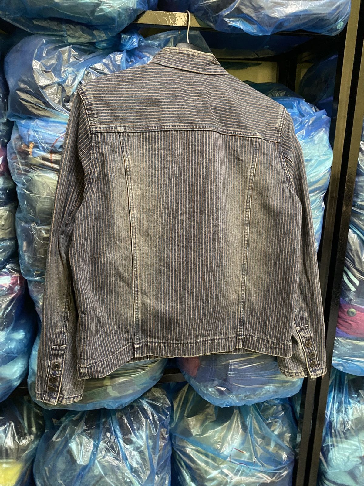 Comme Ca Ism VINTAGE COMME CA ISM INDIGO STRIPE DENIM JACKET Size US M / EU 48-50 / 2 - 15 Thumbnail