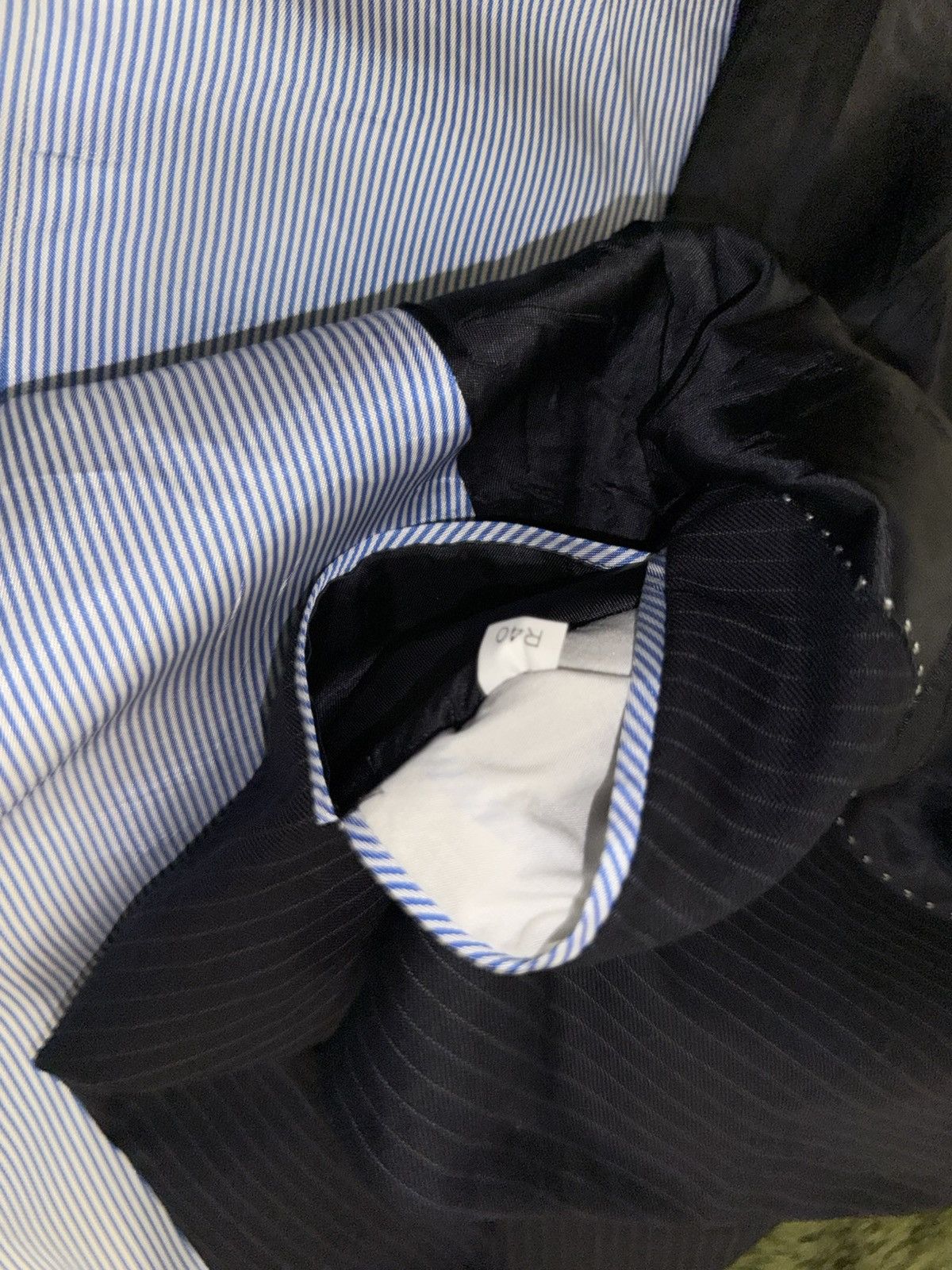 Tommy Hilfiger [40R] Tommy Hilfiger USA Classic Fit Stripe Blazer Navy Size US M / EU 48-50 / 2 - 7 Thumbnail