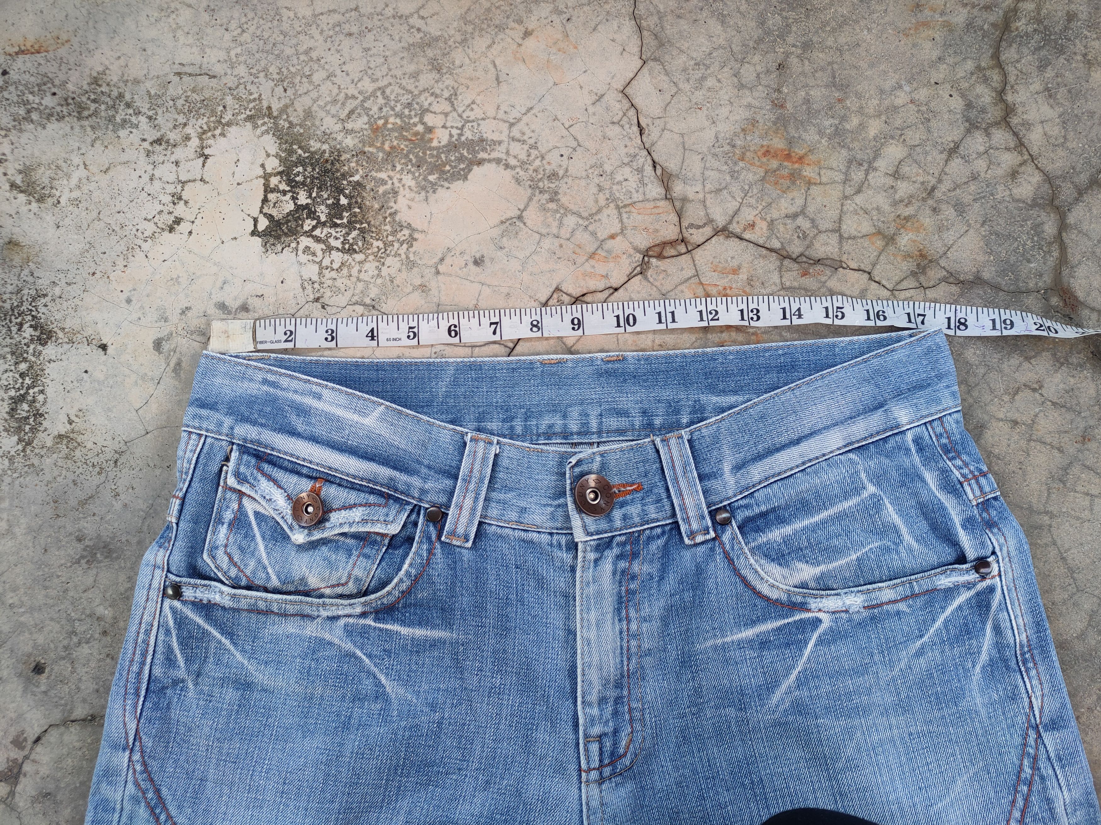 Japanese Brand # JAPANESE VINTAGE RIPPED DENIM JEANS PANTS Size US 34 / EU 50 - 4 Thumbnail