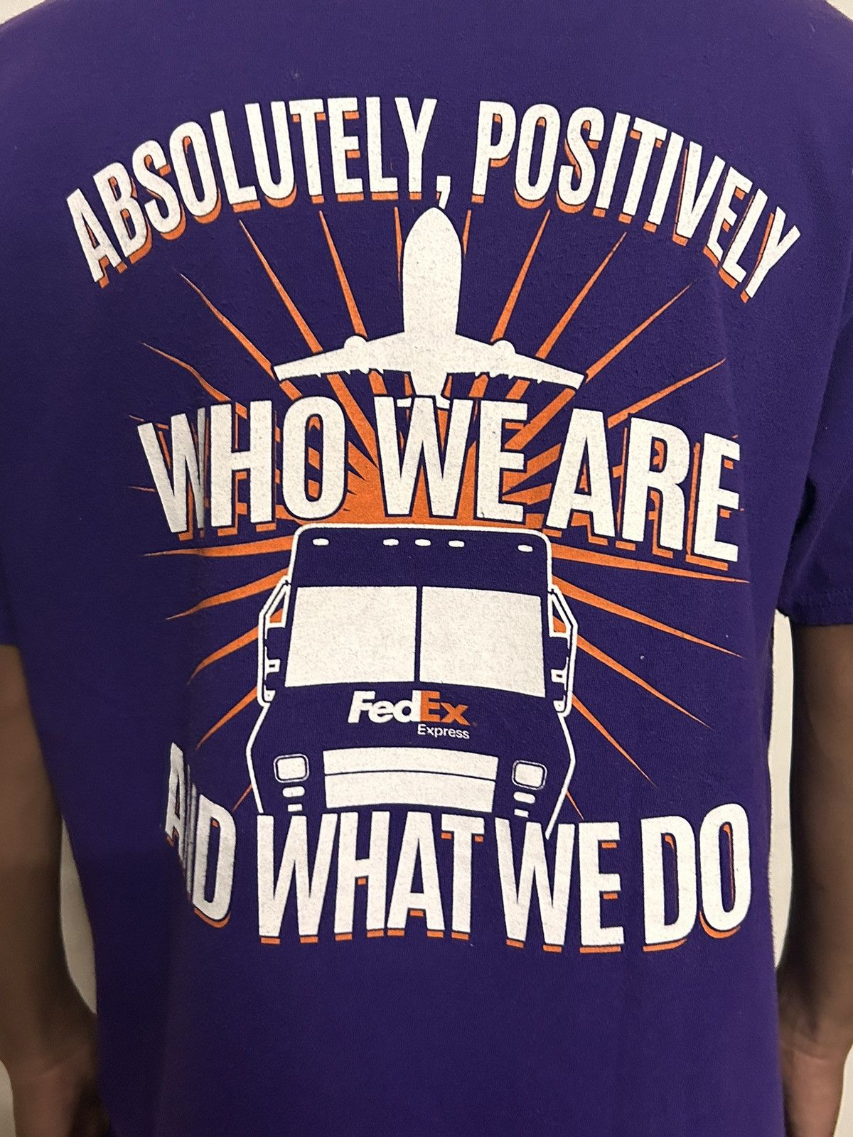 Gildan Fedex Purple Promo Tee Size US L / EU 52-54 / 3 - 5 Thumbnail