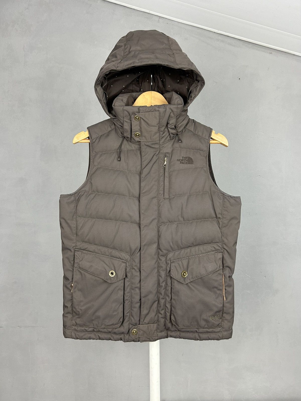 The North Face The North Face Hooded Down Puffer Vest Women Brown Size S Size S / US 4 / IT 40 - 1 Thumbnail