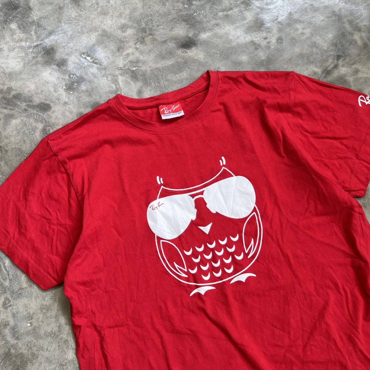 RayBan 2000’s Rayban Owl T-Shirt Size US M / EU 48-50 / 2 - 2 Thumbnail