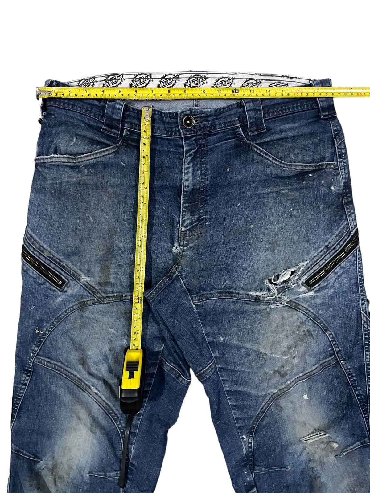 Dickies Dickies Paint Splatter Multipocket Distressed Baggy Jeans Size US 36 / EU 52 - 17 Thumbnail