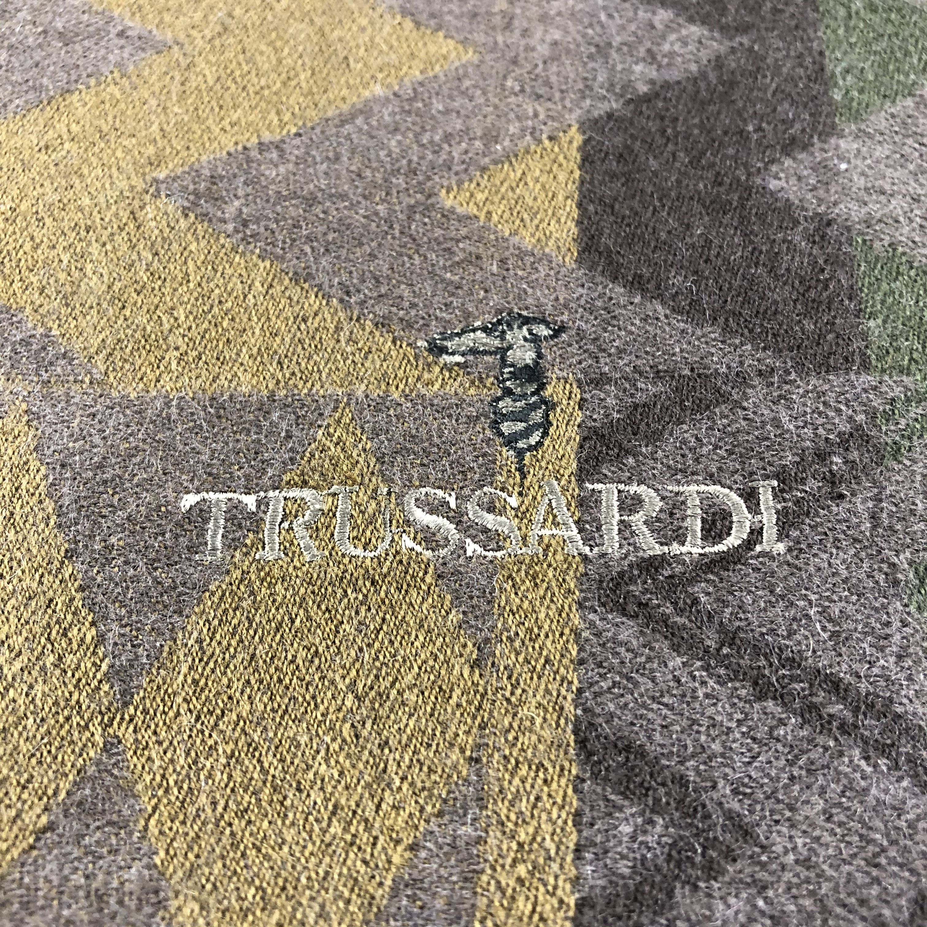 Trussardi Trussardi Native Wool Scarf Muffler V691 Size ONE SIZE - 4 Thumbnail