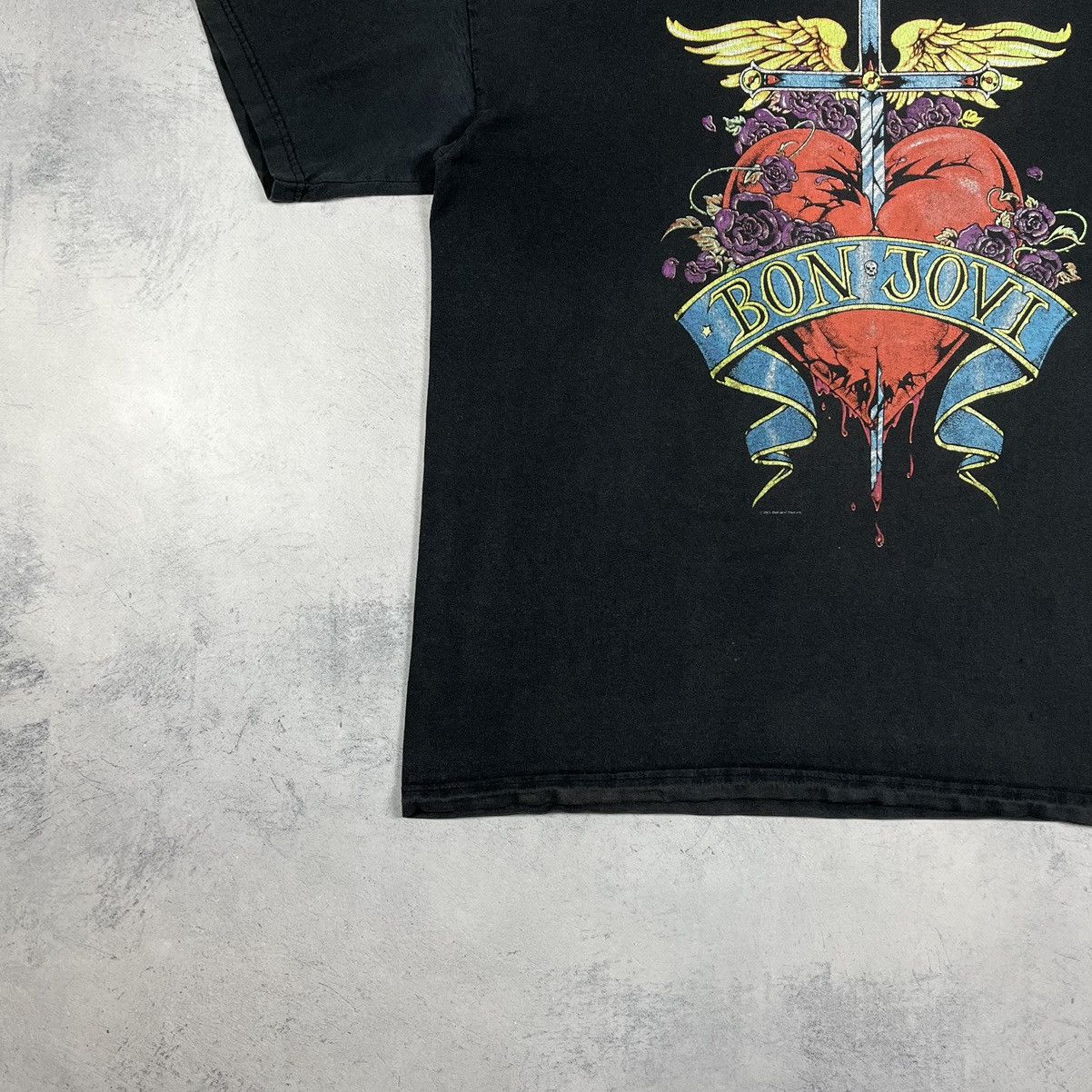 Band Tees Vintage Bon Jovi band “One wild night” world tour tee 2001 Size US XL / EU 56 / 4 - 5 Thumbnail