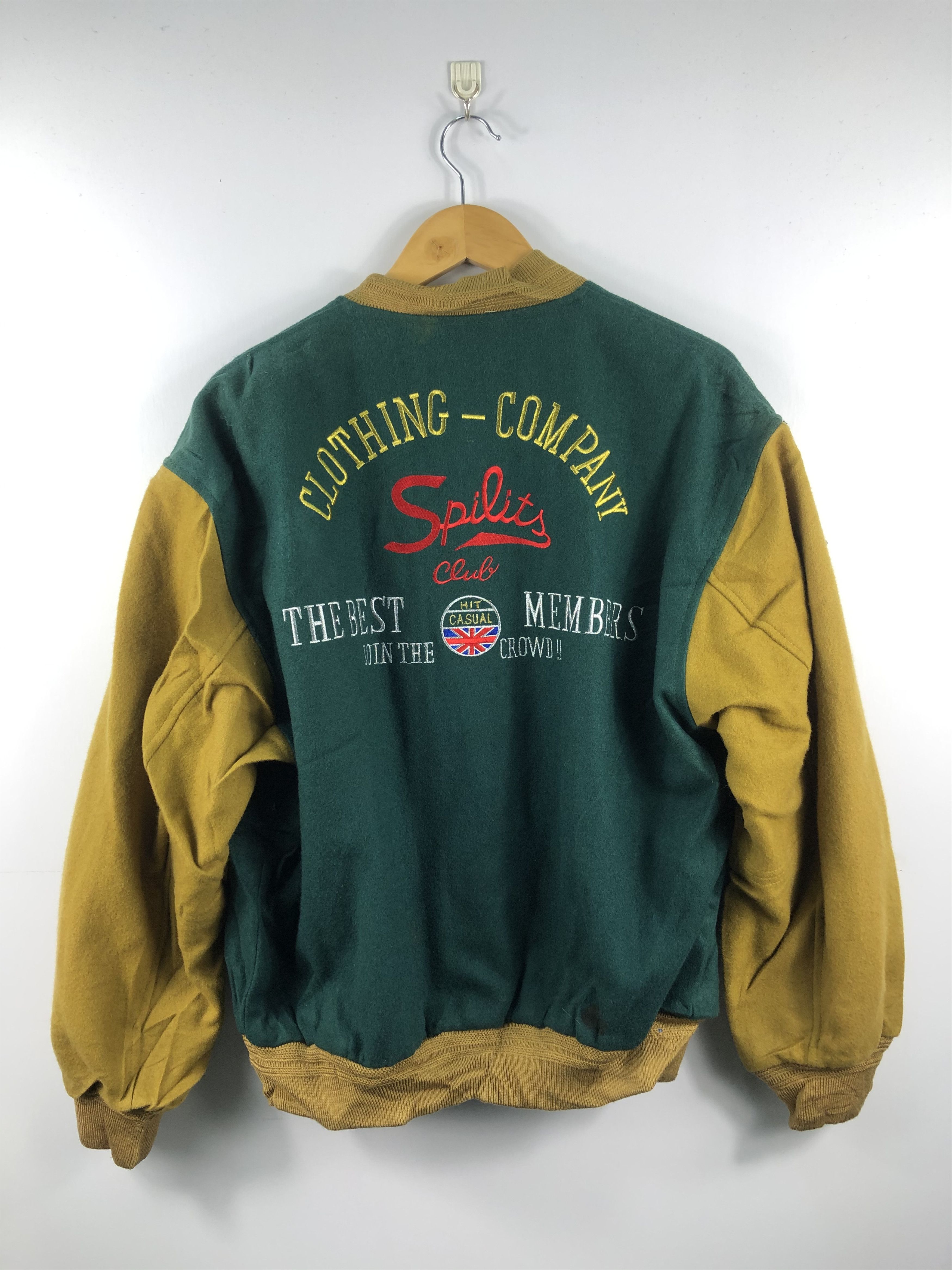 Vintage Vintage 90s Japanese Brand Varsity Jacket Embroidered V0005 Size US XL / EU 56 / 4 - 2 Thumbnail