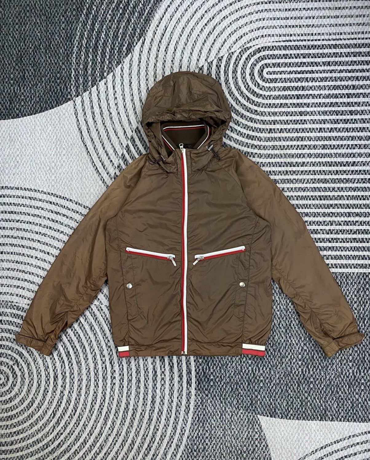 Beams Plus Vintage Beams Casual Brown Zipper Hooded Jacket Size US S / EU 44-46 / 1 - 1 Thumbnail