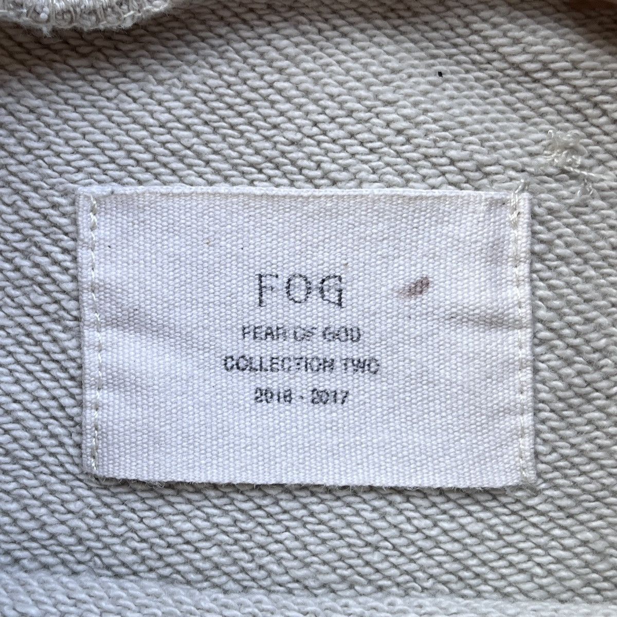 Fear of God Fear of God Collection 2 Beige Mock Neck Sweatshirt Size US S / EU 44-46 / 1 - 4 Thumbnail