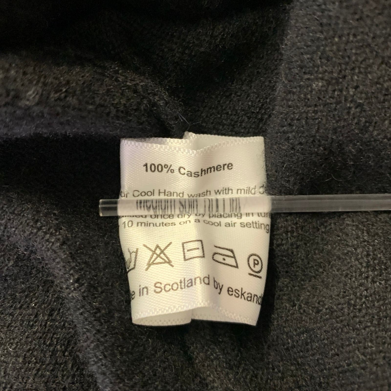 eskandar ESKANDAR M Size Black Cashmere Oversized Cardigan Size ONE SIZE - 6 Thumbnail