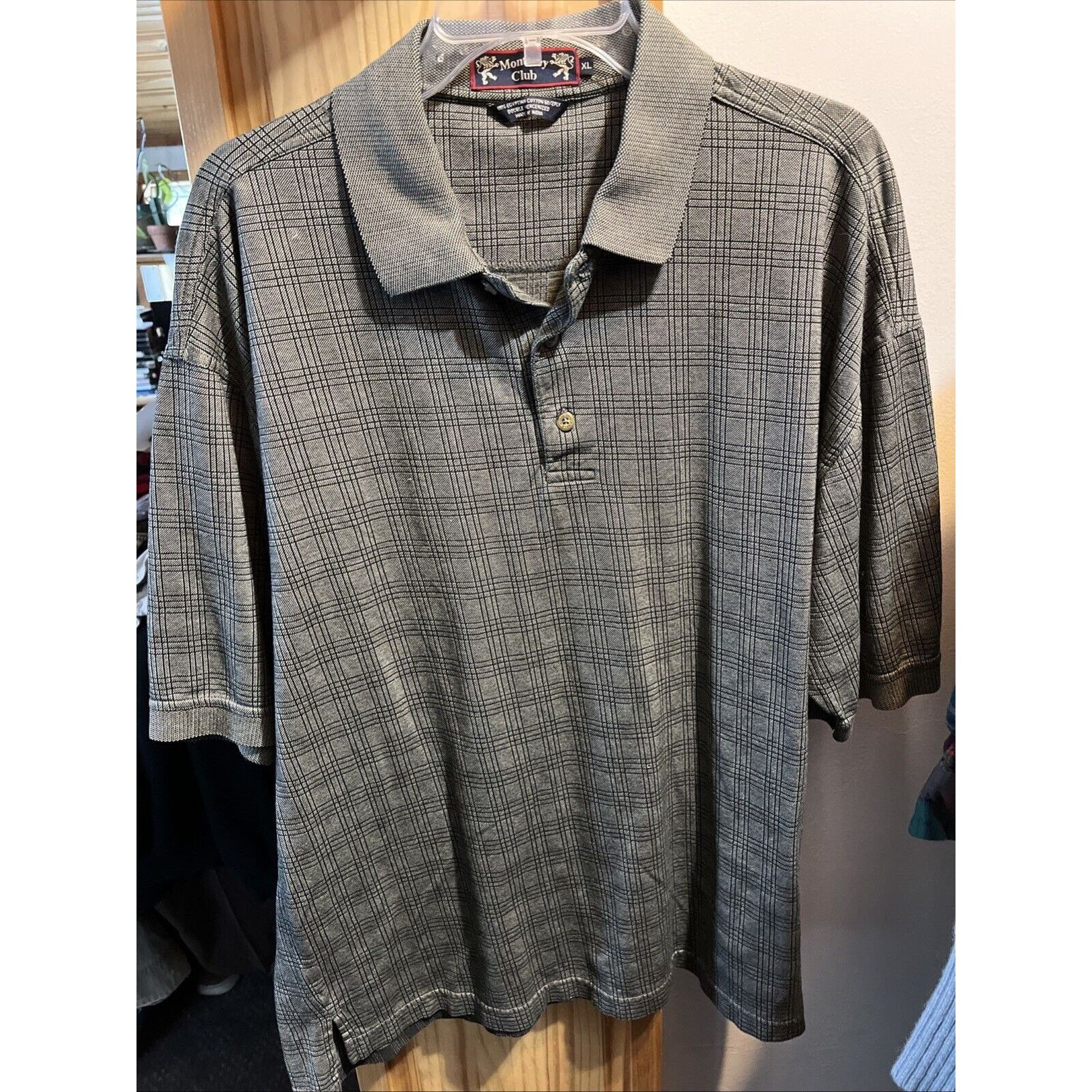 Other Monterey Club VTG Mens XL Gray SS Egyptian Cotton Polo Shirt Size US XL / EU 56 / 4 - 12 Thumbnail