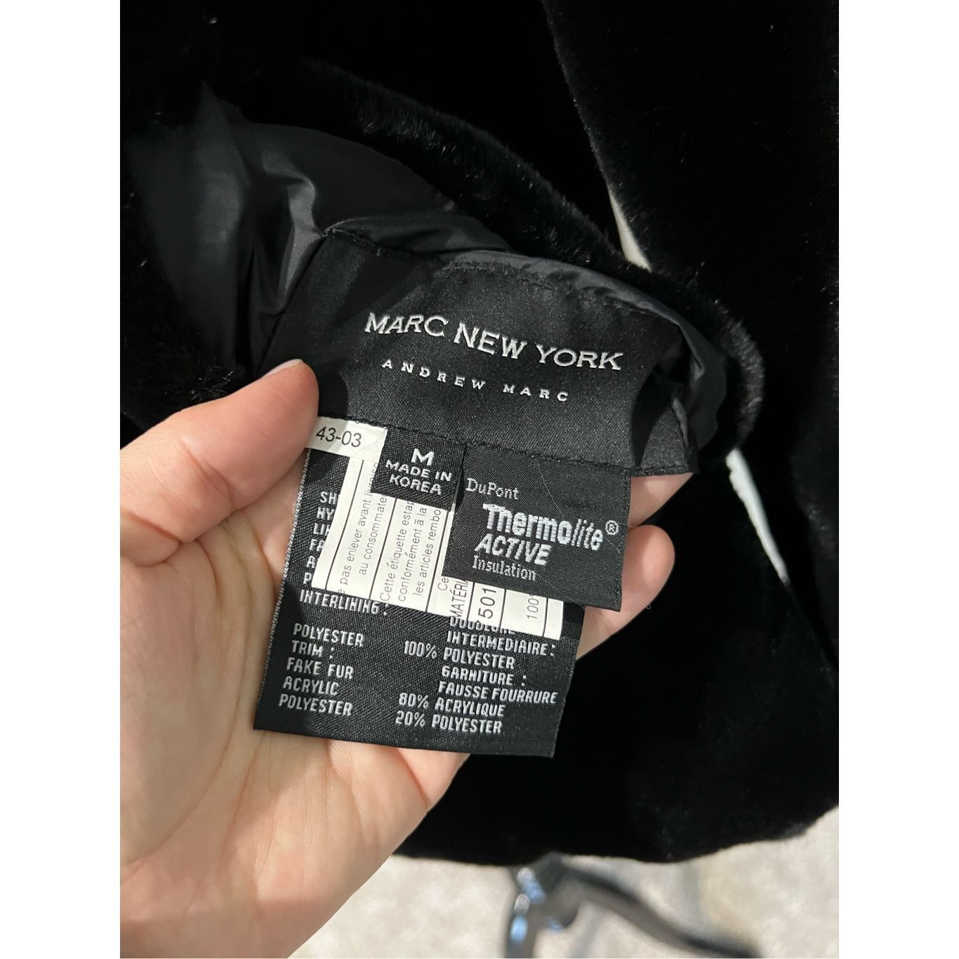 Andrew Marc Andrew Marc New York REVERSIBLE Winter Jacket Coat Black si Size M / US 6-8 / IT 42-44 - 4 Thumbnail