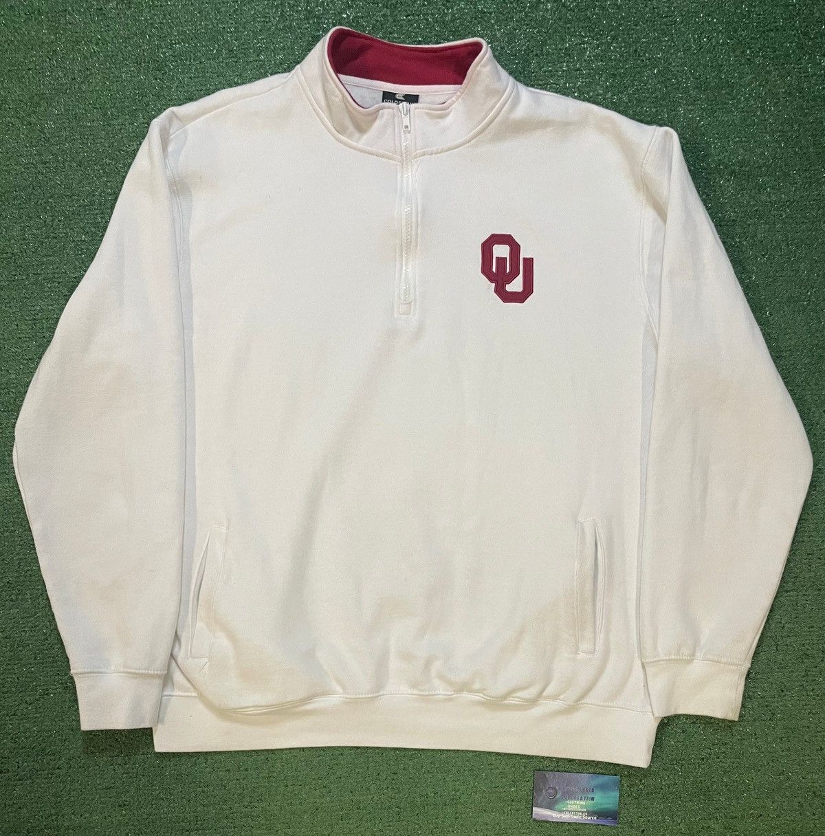 Vintage Vintage university of Oklahoma sooners Quarter Zip Size US XL / EU 56 / 4 - 1 Thumbnail
