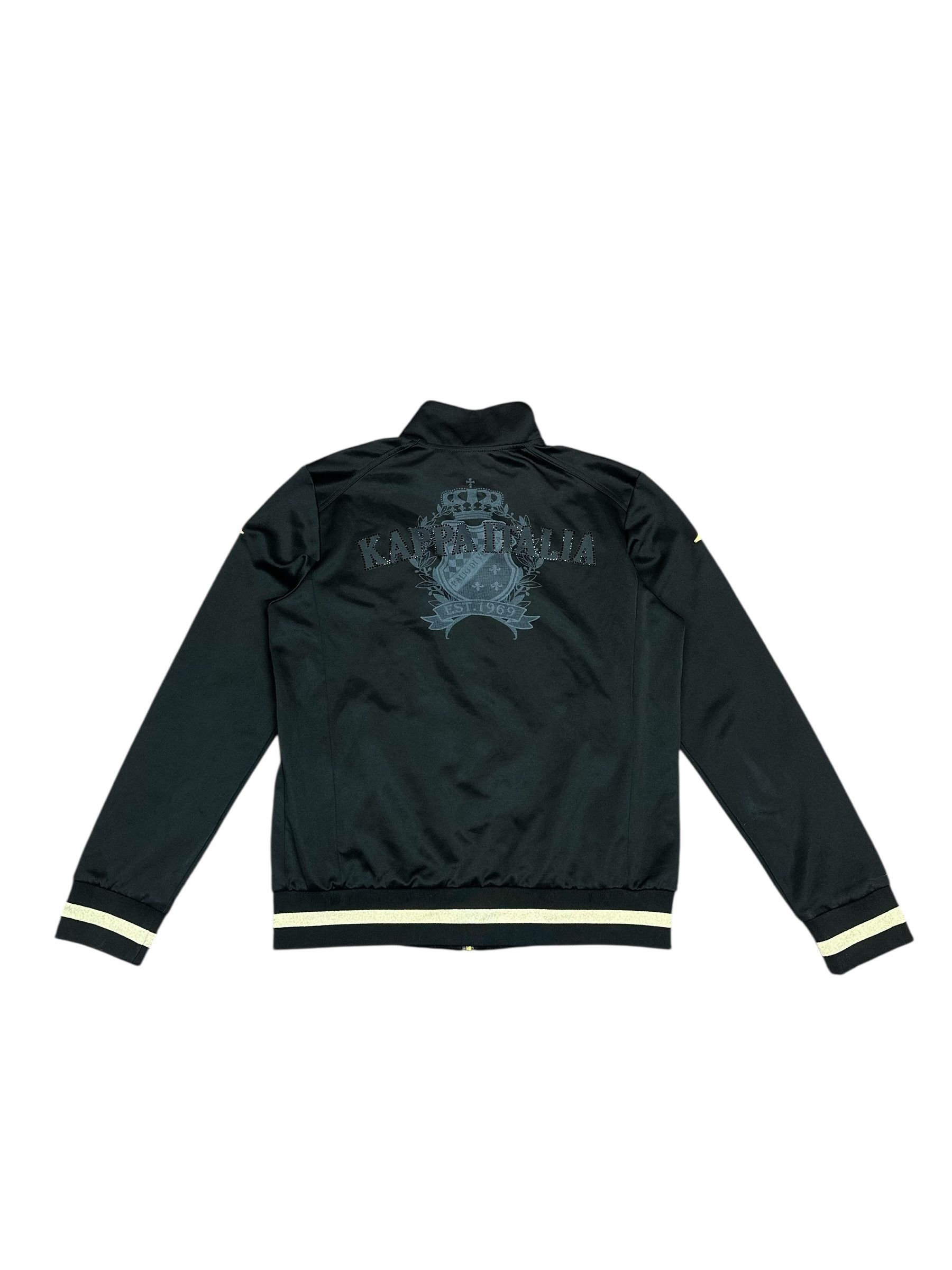 Kappa Kappa Italia black gold track top jacket Size L / US 10 / IT 46 - 2 Thumbnail