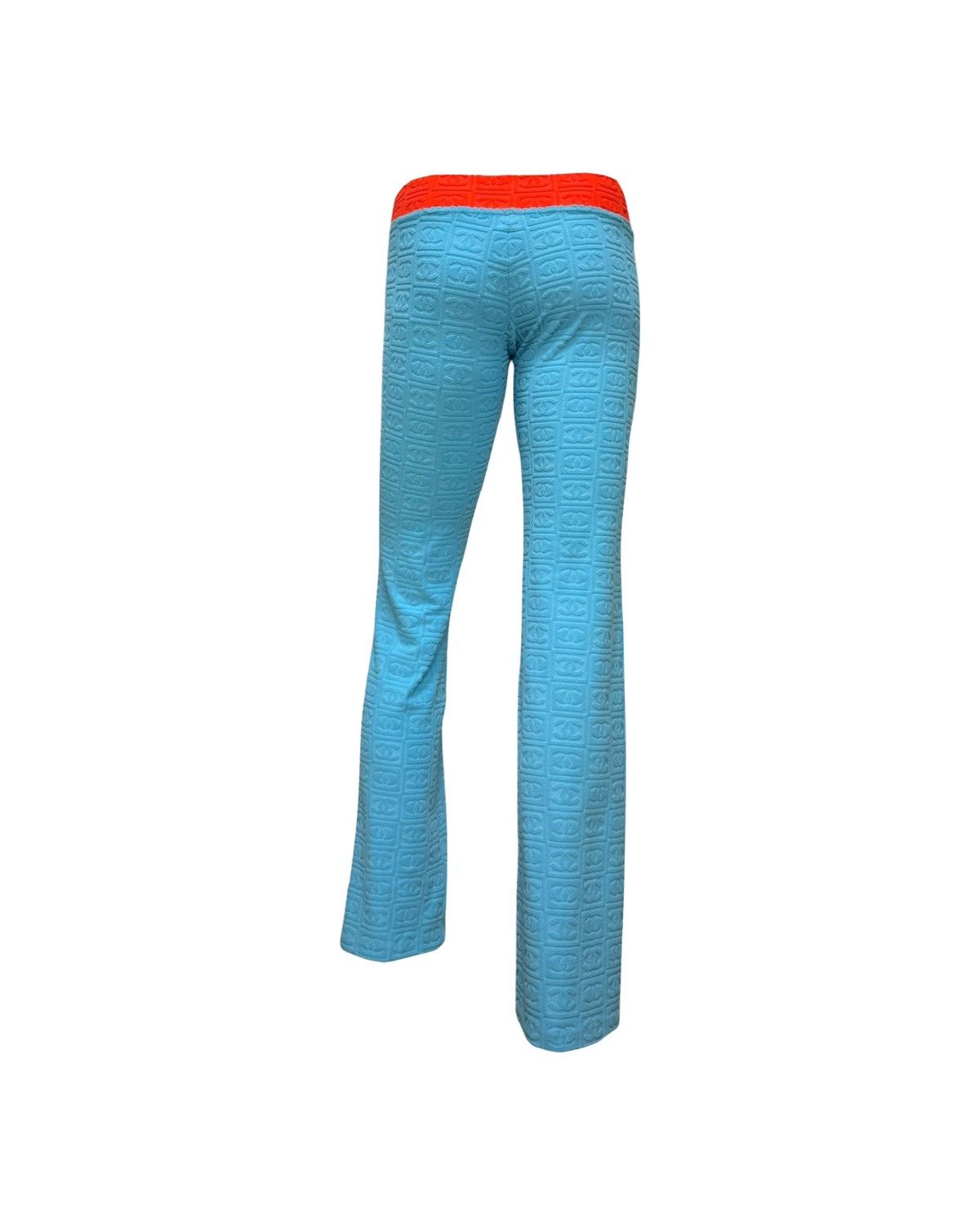 Chanel CHANEL Sport S/S 2002 CC Embossed Jacquard Terry Cloth Pants Size 26" / US 2 / IT 38 - 2 Thumbnail