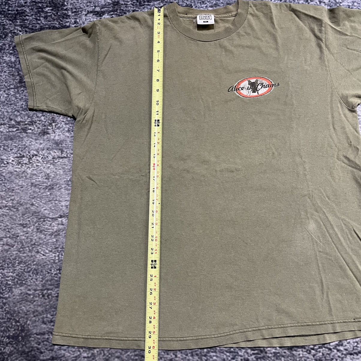 Vintage VINTAGE 90s ALICE IN CHAINS JAR OF FLIES T SHIRT GREEN XL Size US XL / EU 56 / 4 - 11 Thumbnail