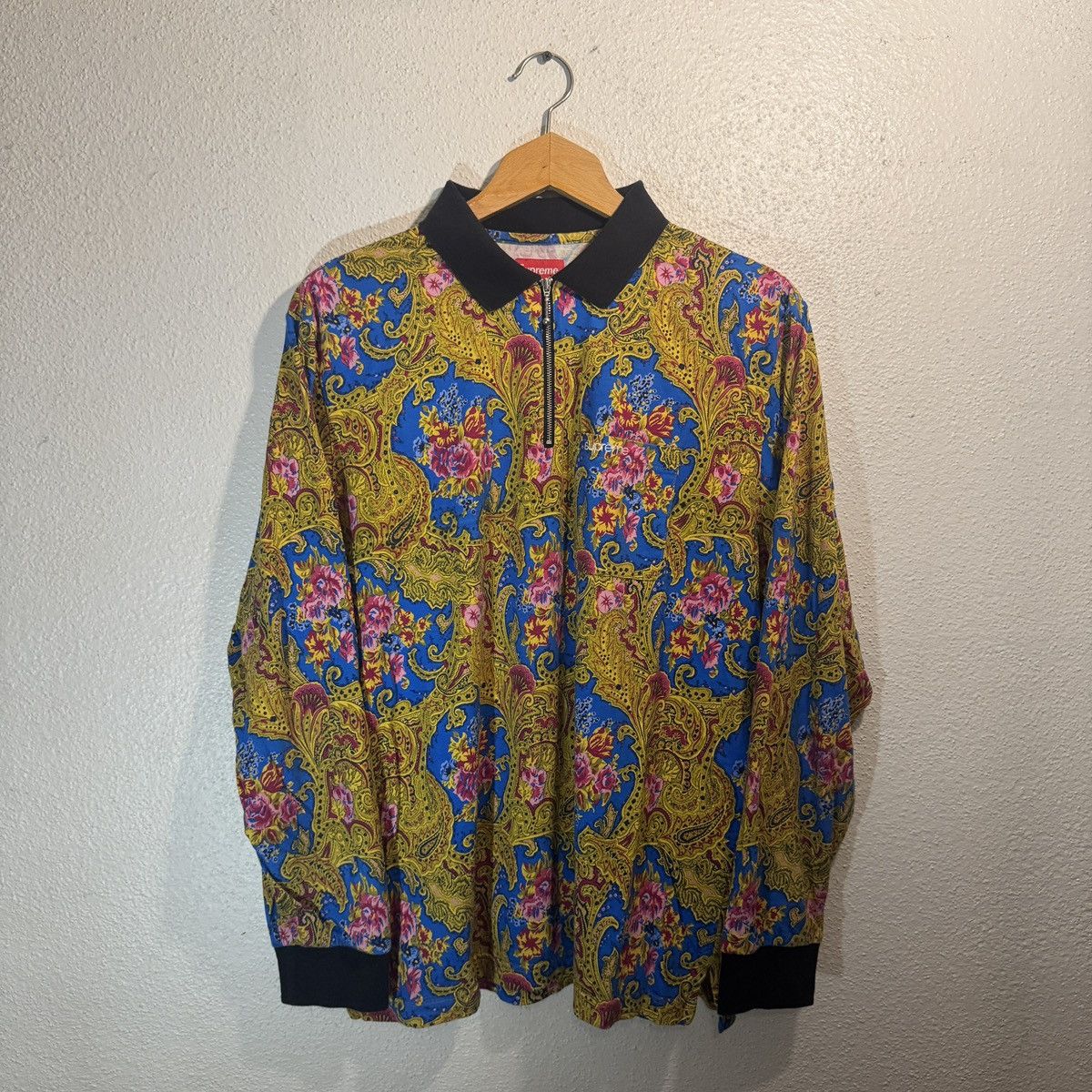 トップス supreme Paisley Polo Supreme Paisley Polo (SS14)
