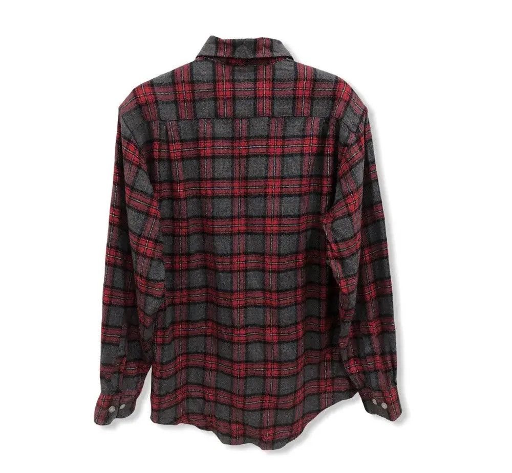 Flannel × Vintage Vintage The First Wave Plaid Tartan Flannel Shirt 👕 Size US M / EU 48-50 / 2 - 4 Thumbnail