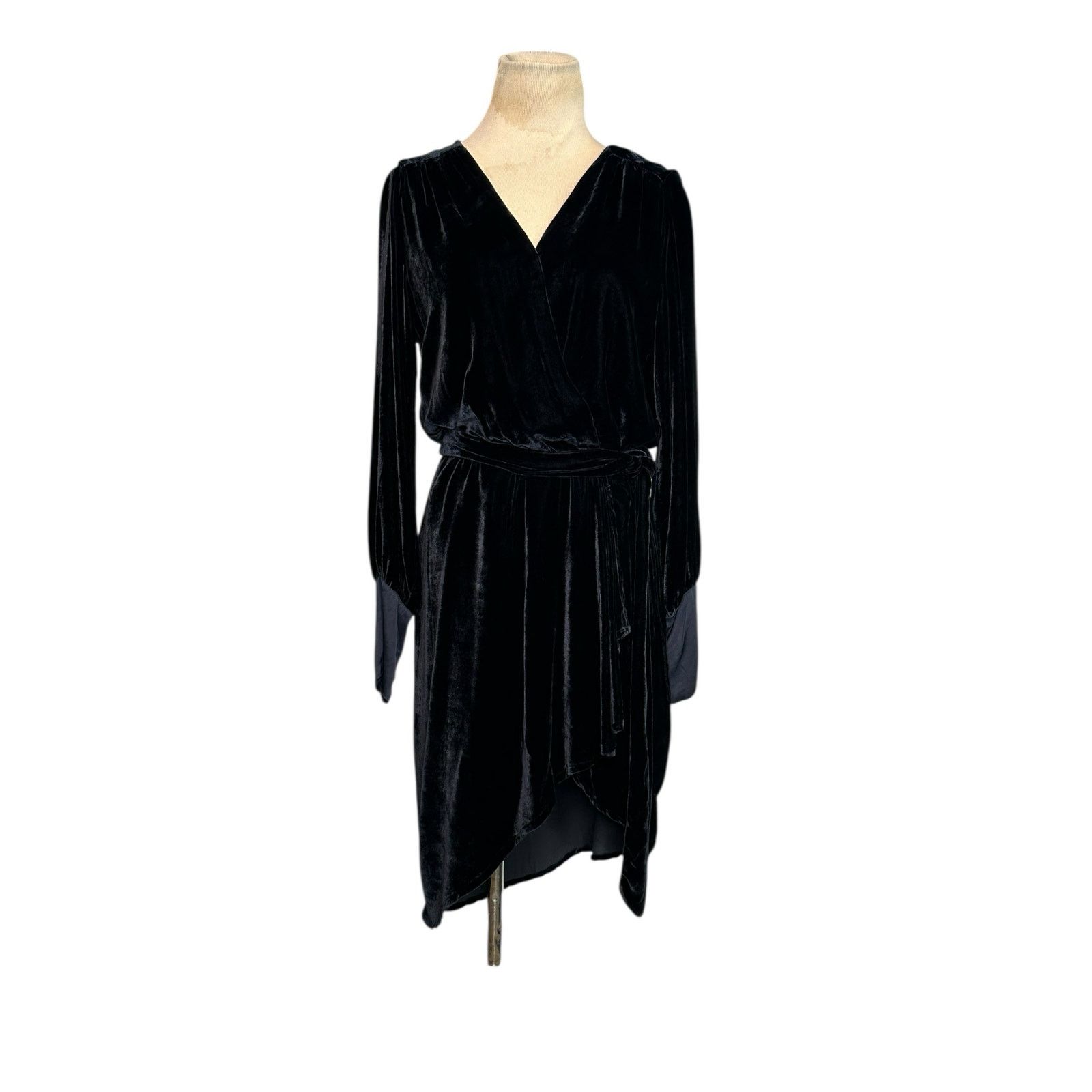 Young Fabulous & Broke Young Broke Fabulous velvet long sleeves belted dress Small Size S / US 4 / IT 40 - 19 Thumbnail