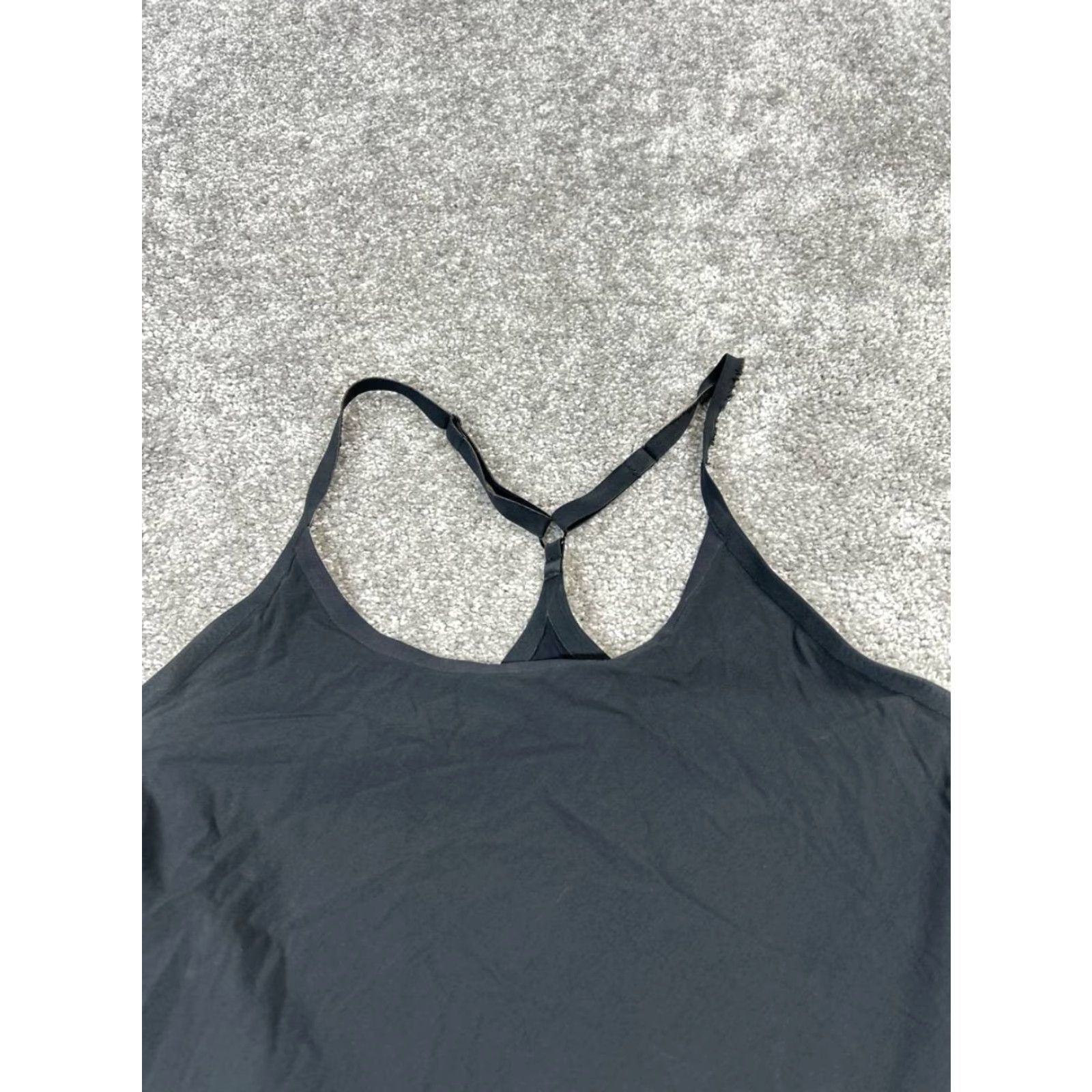 Outdoor Voices Outdoor Voices Dress Womens Small Black Bodycon Mini A-Line Sleeveless Scoop Neck Pullover Casual Nylon Short Vintage No N/A Mens Womens Boys Girls Size S / US 4 / IT 40 - 2 Thumbnail