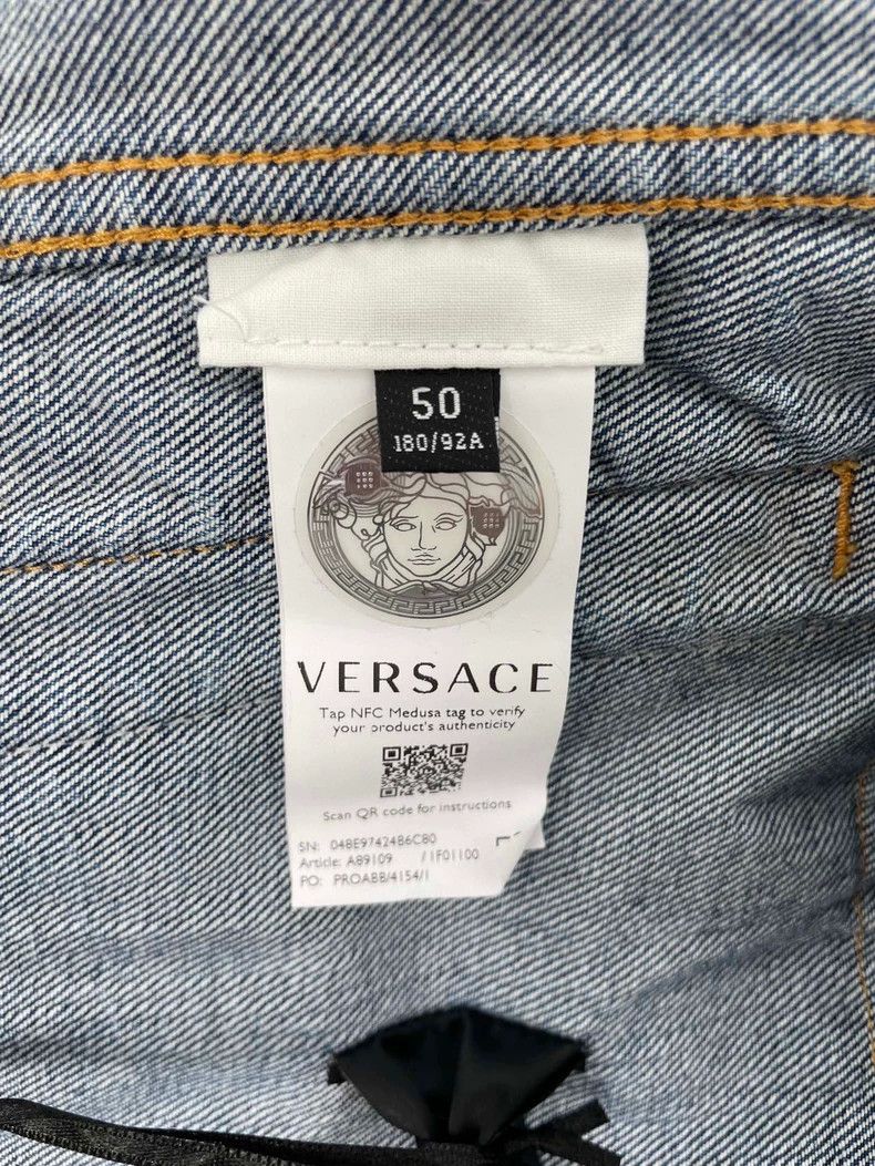 Versace Versace Main line men's denim jacket Size US L / EU 52-54 / 3 - 8 Thumbnail