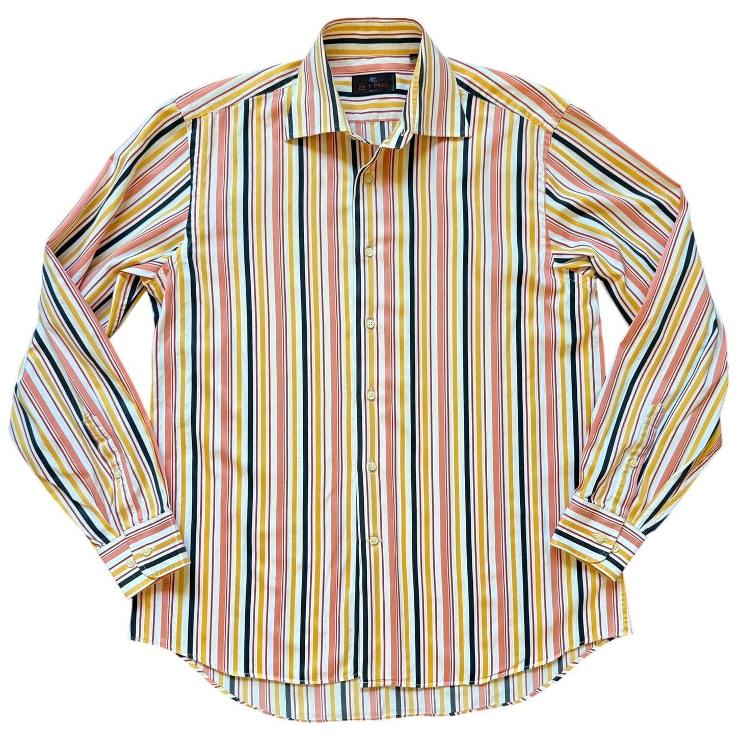 Etro Etro Milano Striped Button Up 100% Cotton Italy 42 Size US XS / EU 42 / 0 - 3 Thumbnail