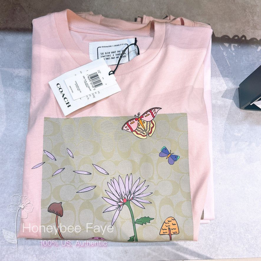 Coach X Observed By Us Florals Signature Square T Shirt
