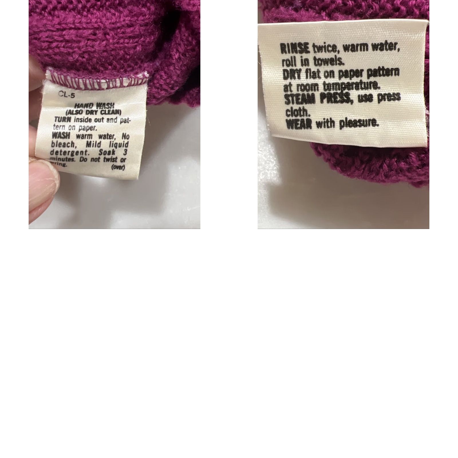 Pendleton VINTAGE Pendleton Virgin Wool Sweater Vest Womens Small Pullover Purple ish Size S / US 4 / IT 40 - 9 Thumbnail