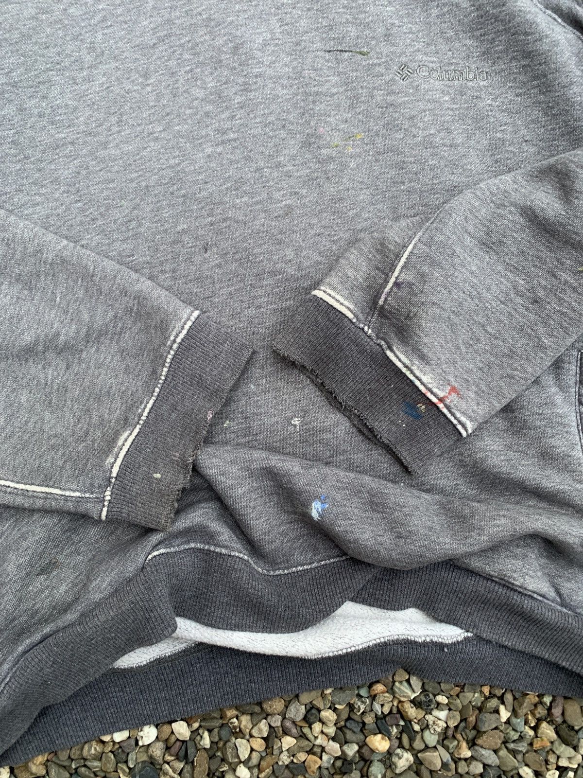 Columbia Columbia Sportswear Distressed Pullover Hooded Sweatshirt Size US L / EU 52-54 / 3 - 5 Thumbnail